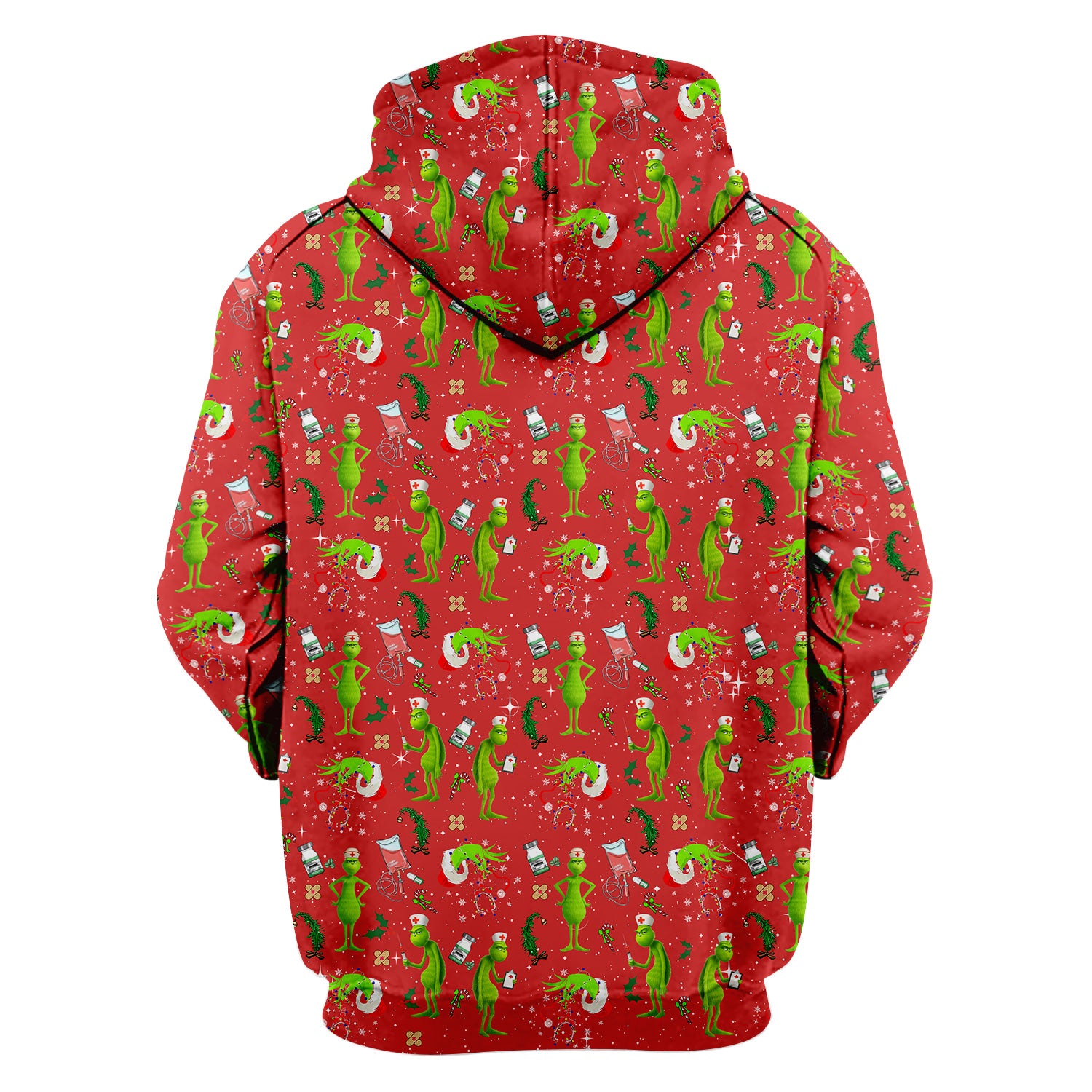 Funny Grinch Scrub Top - Christmas Nurse Shirt for Women - Multiple Color Options CNA RN LPN Gift