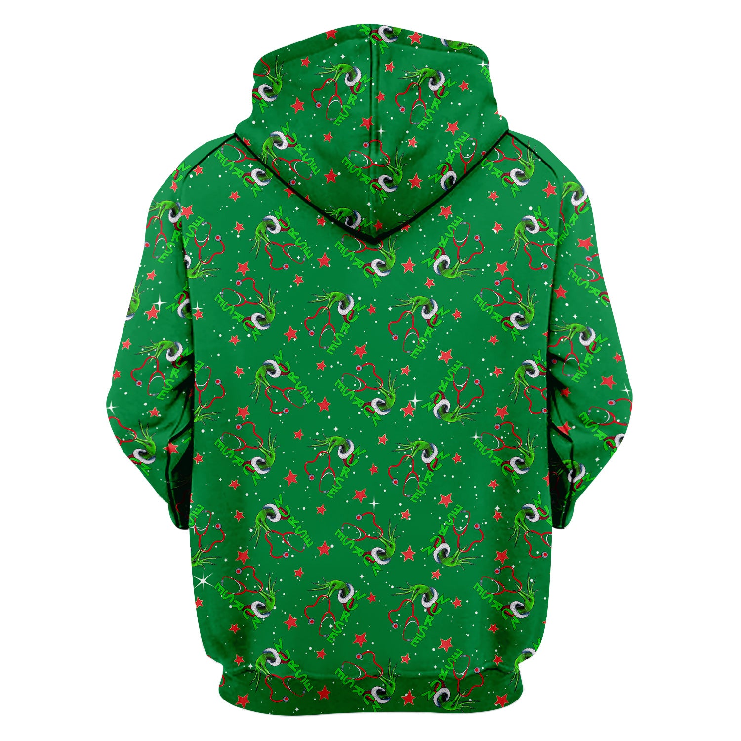 Custom Nurse Grinch Scrub Top - Funny Christmas Top for Women - Gift for RN LPN CNA Nursing