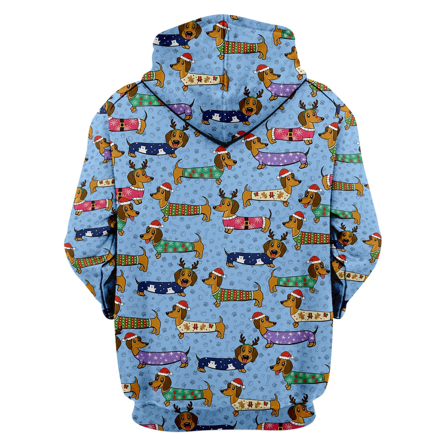 Funny Dachshund Dog Christmas Scrub Top for Nurses - Holiday Reindeer Wiener Dog Shirt - Cute Vet Tech Uniform Gift