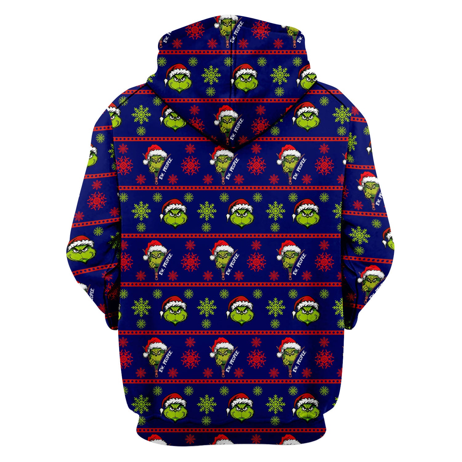 Grinch Scrub Top for Nurses - Christmas Holiday “Ew, People” Medical Uniform - Xmas Gift for RN CNA LPN