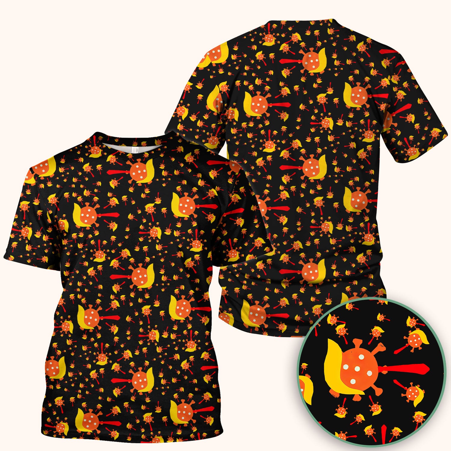 The Deadliest Virus Is Ignorance Scrub Top - Black Nursing Uniform - Comfortable Scrubs for Women