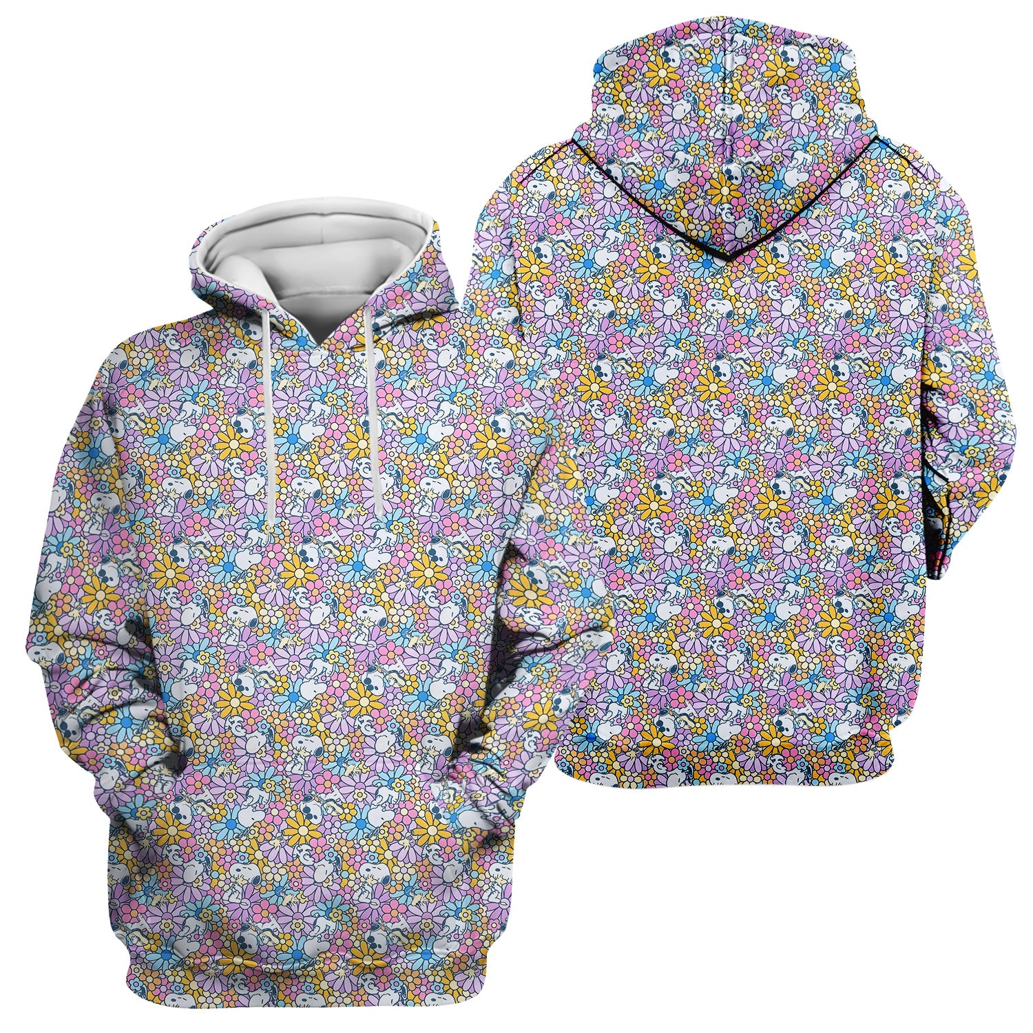 Funny Beagle Dog Nurse Shirt - Floral & Cartoon Dog Graphic Design - Gift for Women RN LPN CNA