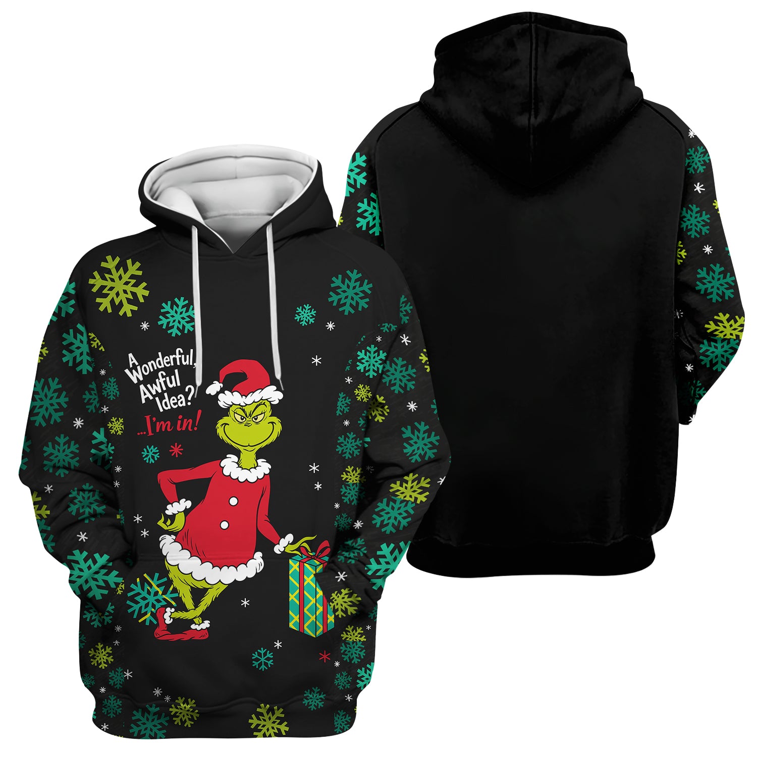 Funny Grinch Christmas Scrub Top - Holiday Medical Uniform for Women - Xmas Gift for RN LPN CNA