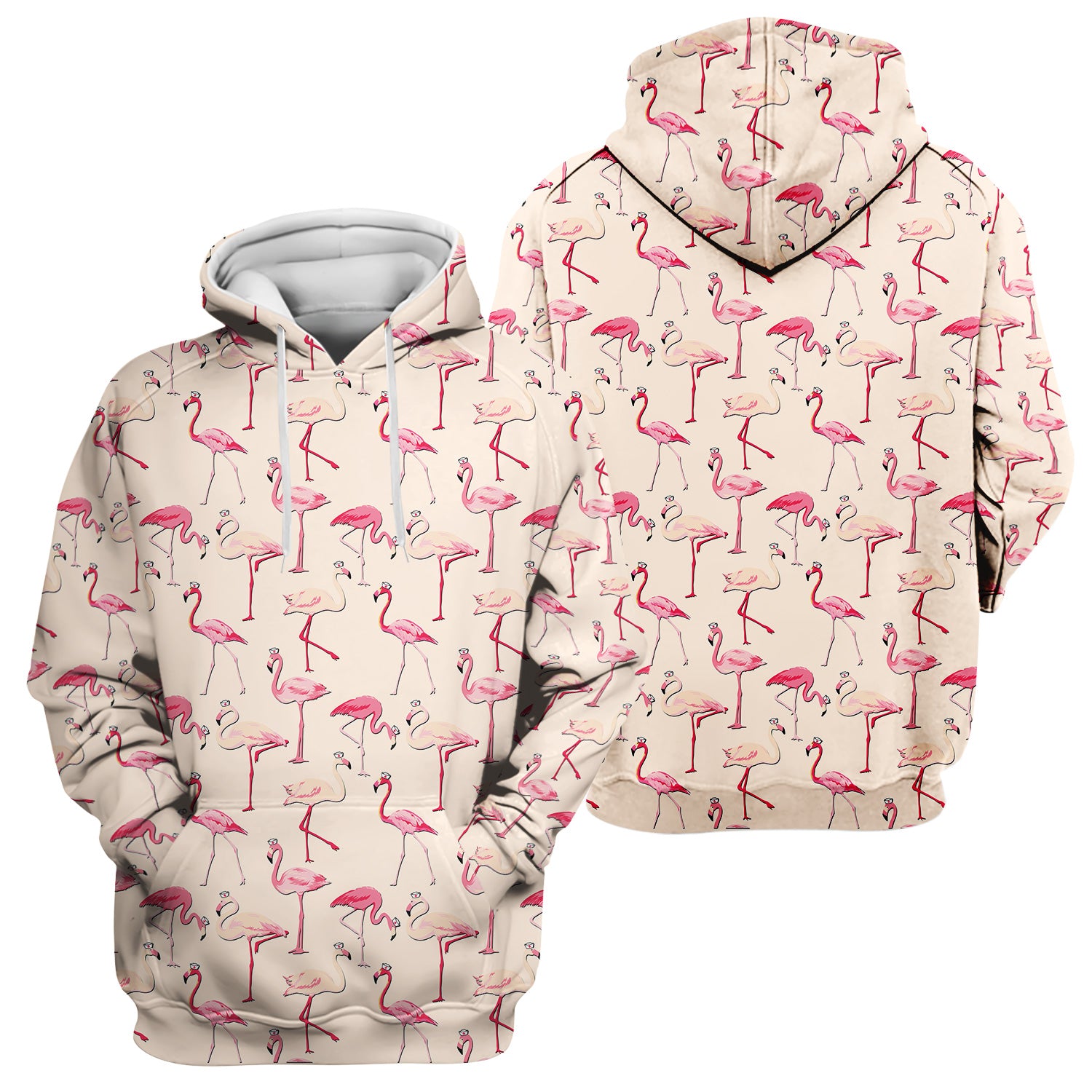 Cute Flamingo Nurse Scrub – Funny Tropical Bird Scrub Top for Women - Custom RN LPN CNA Healthcare Workers Gift