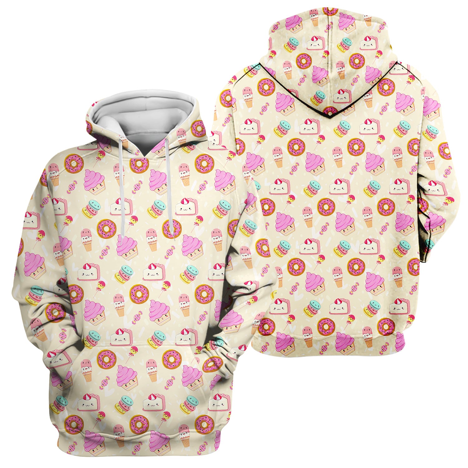 Personalized Ice Cream & Donut Shirt  - Sweet Graphic Tee for Nurses - Gift for RN LPN Healthcare Workers