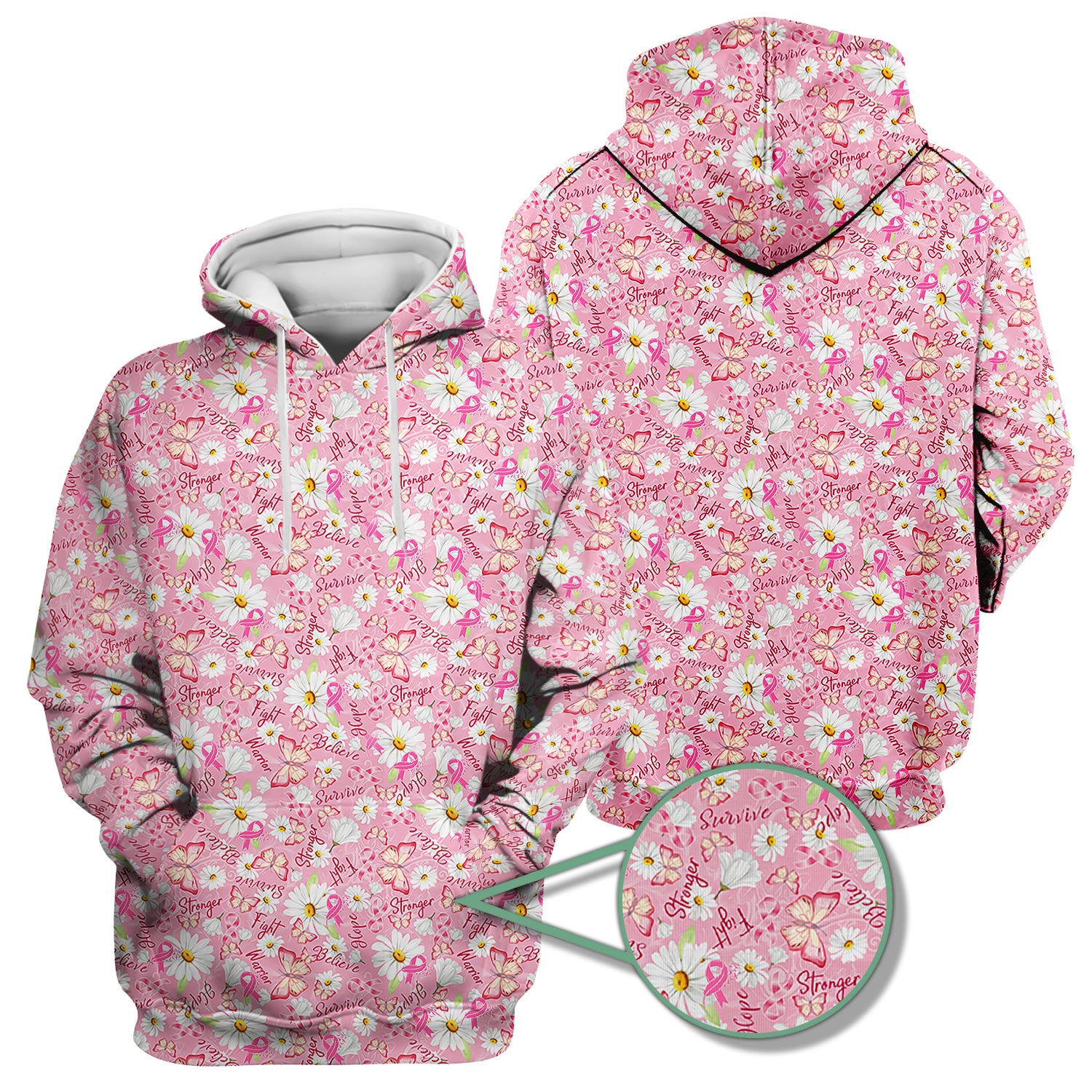 Breast Cancer Awareness Scrub - Warrior Survivor Hope & Pink Ribbon Top - Gift for Women RN LPN CNA