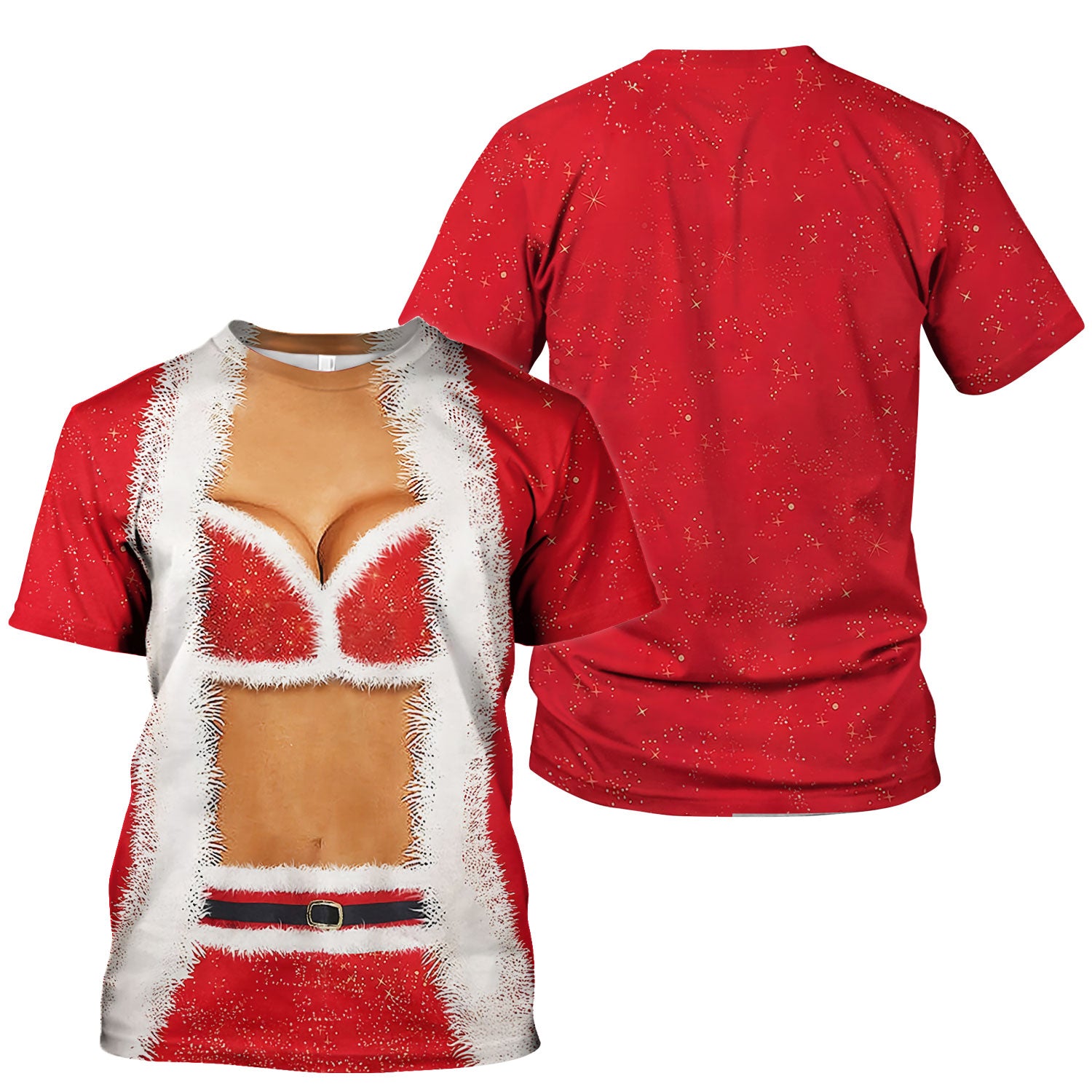 Christmas Nurse Scrub Top for Women - Funny Santa Costume Nursing Shirt - Holiday Medical Uniform Gift for RN LPN CNA
