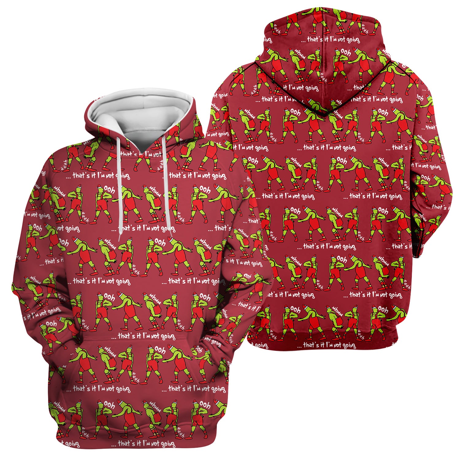 Funny Grinch Nurse Scrub Top - That’s It I’m Not Going RN LPN CNA Gift - Nurse Appreciation Gift