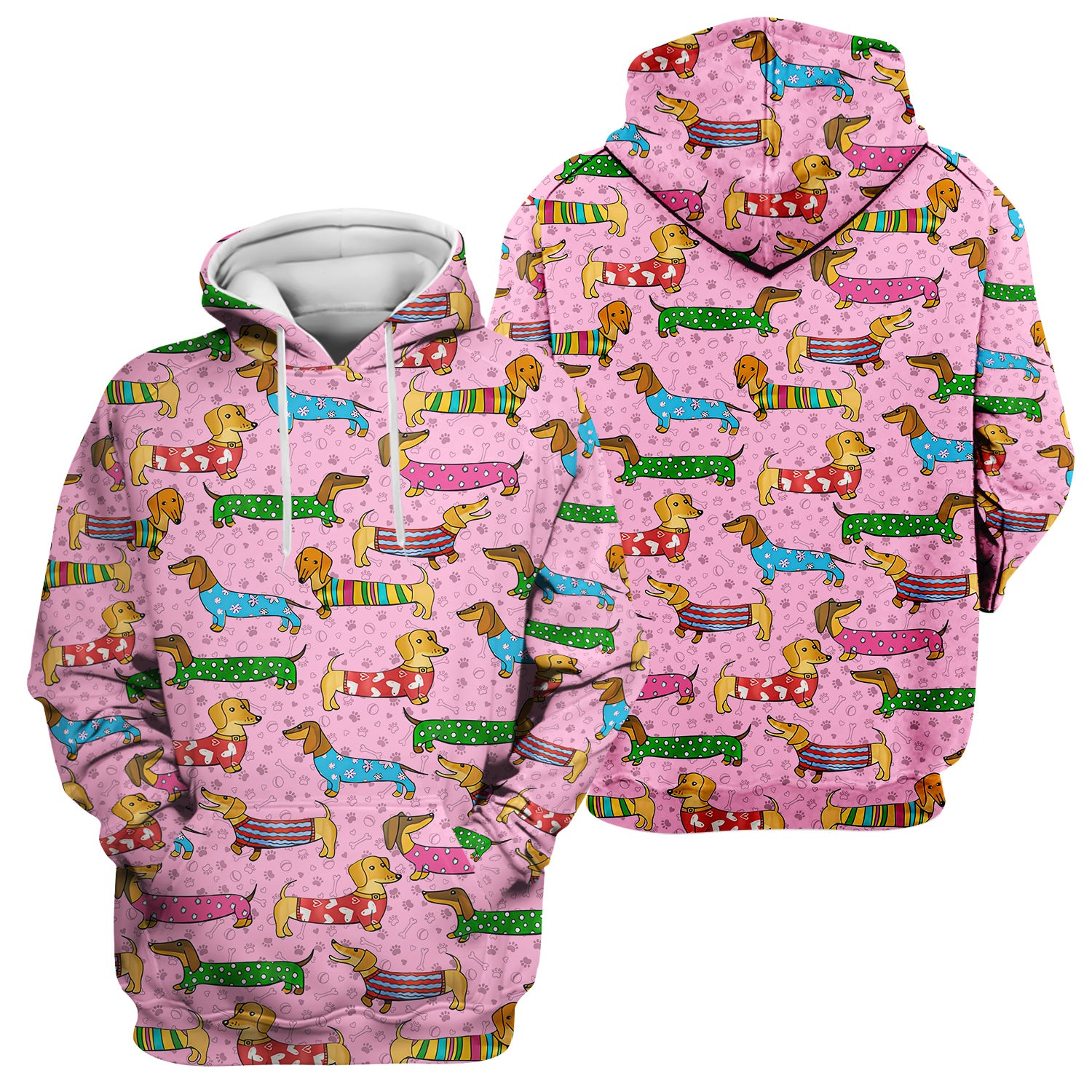 Cute Dachshund Dog Scrub for Nurse - Funny Animal Lover Top for Women - RN LPN CNA Healthcare Workers Gift