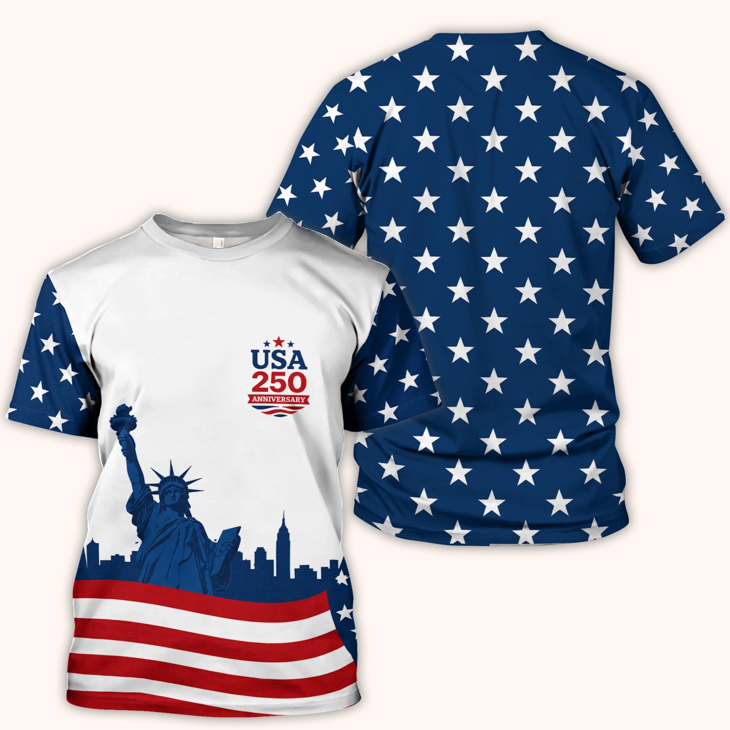 USA 250 Anniversary Patriotic Nurse Scrub Top for RN, CNA, Healthcare Workers Scrub Top, Comfortable Scrubs for Nurses