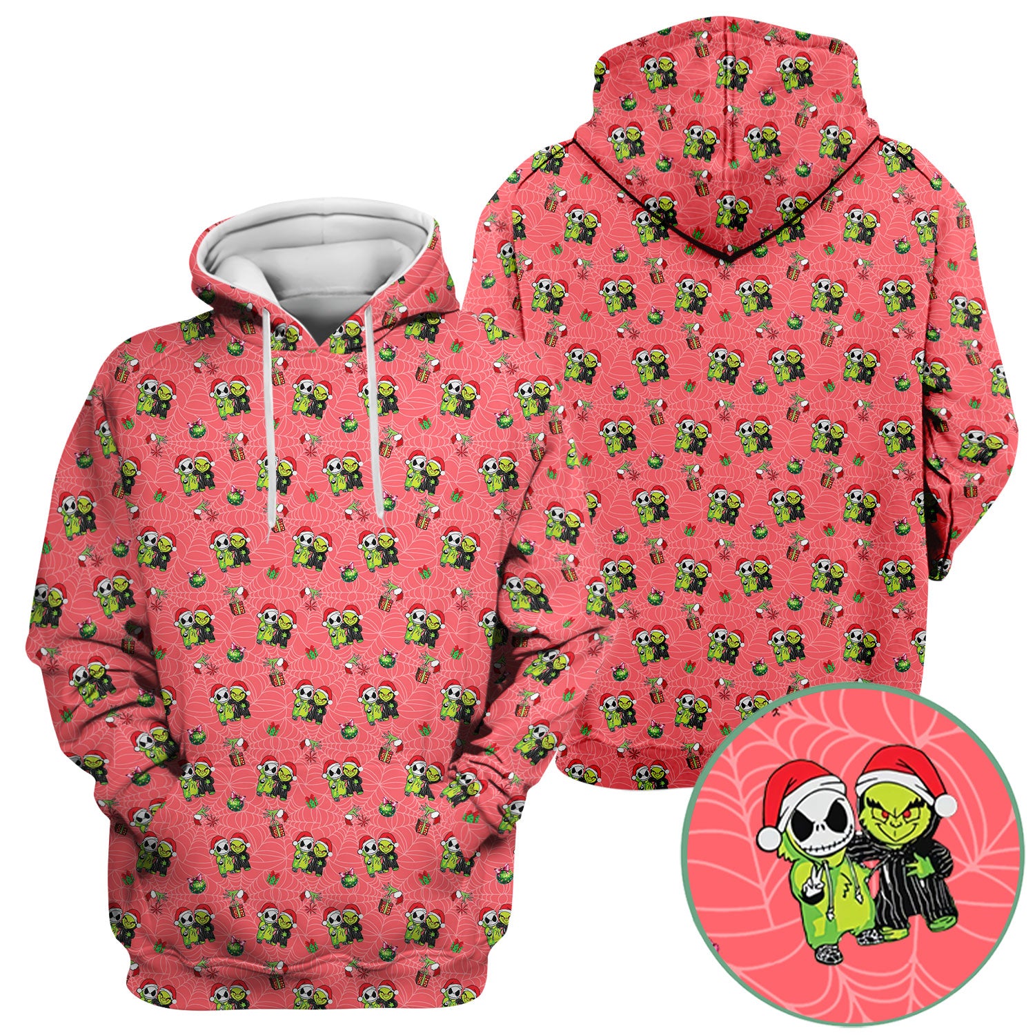 Festive Grinch Halloween Scrub Top - Merry Grinchmas Holiday Shirt for Nurses - Funny Christmas Gift for RN LPN CNA