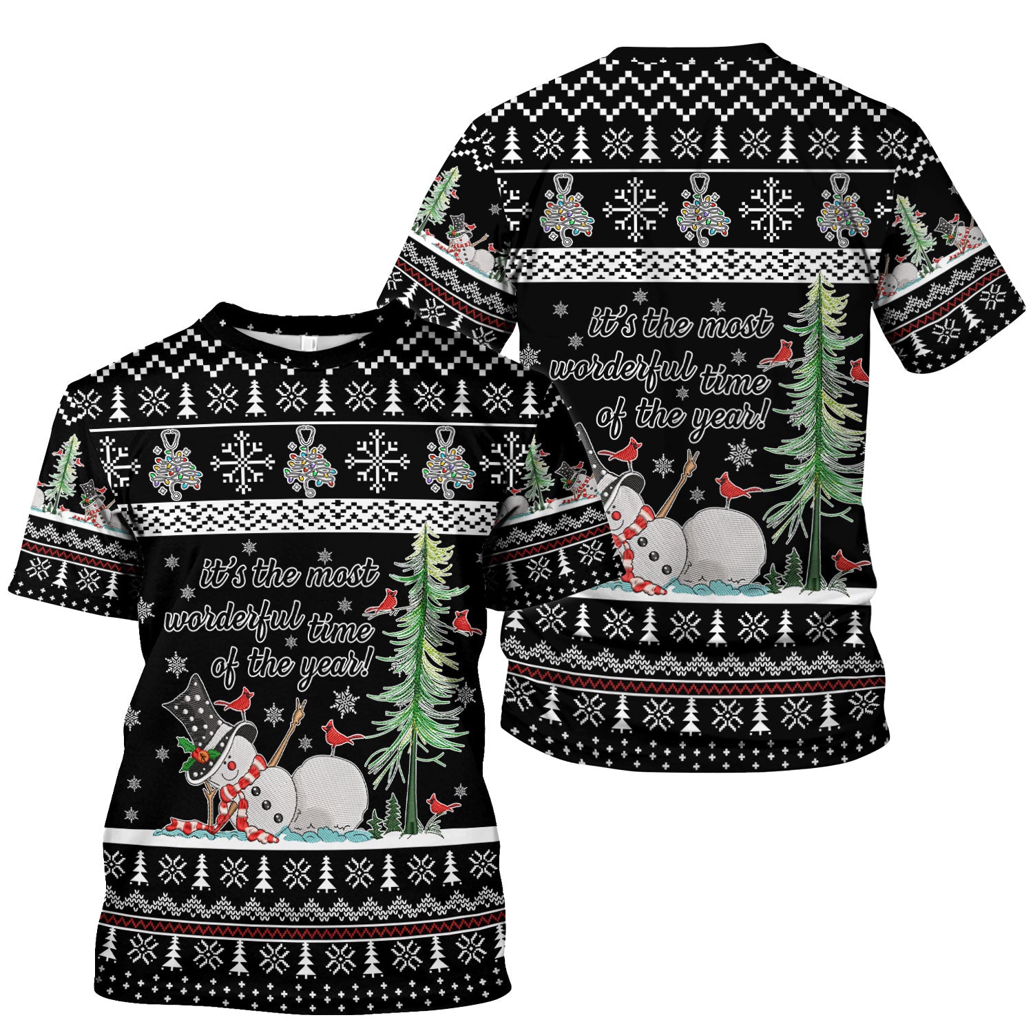 Snowman Christmas Scrub Top, Funny Holiday Nurse Shirt, It's The Most Wonderful Time Of The Year Uniform FOr Nursing