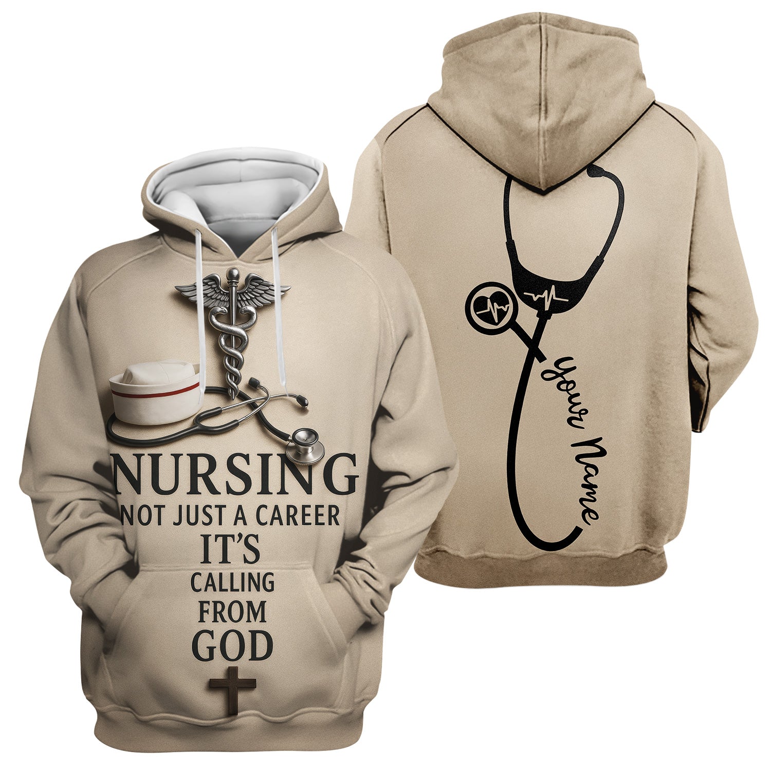 Christian Nurse Shirt - Nursing Is a Calling from God - Gift for Women RN CNA LPN