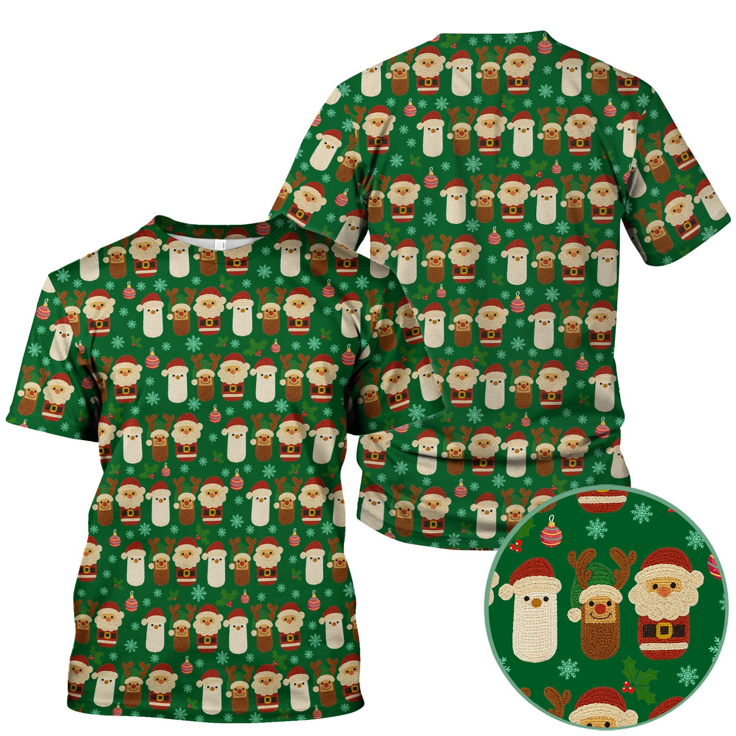 Christmas Santa Reindeer Snowman Scrub Top - Holiday Chill Pill Nurse Shirt - Funny Medical Uniform for Women