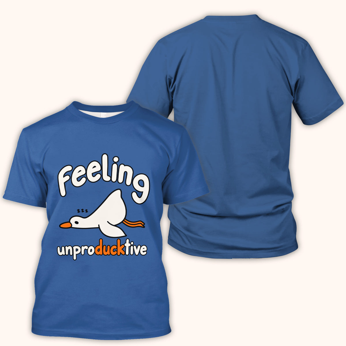 Feeling Unproducktive Duck T-Shirt