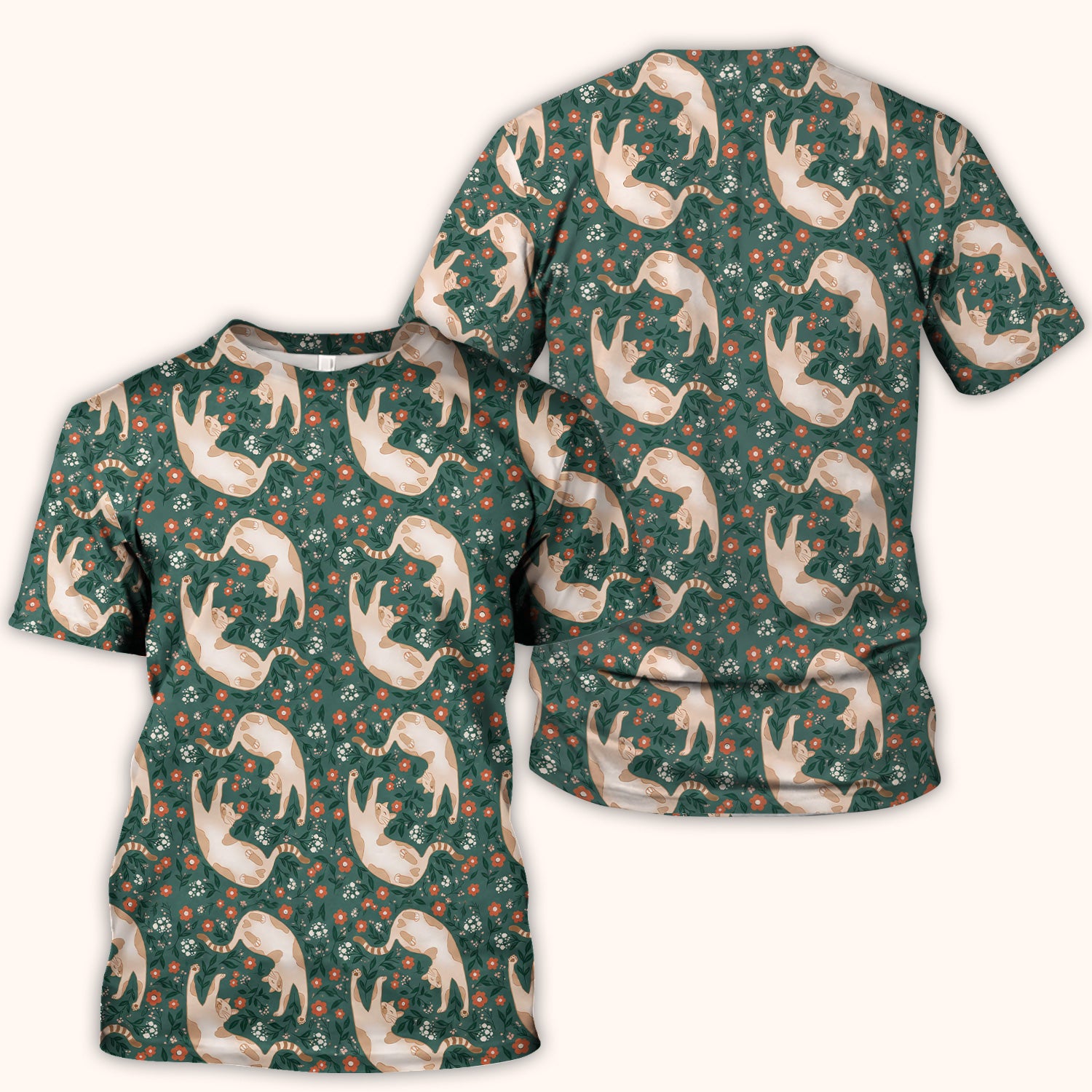 Glowing Blue Butterfly Garden Pattern Scrub Top, Comfortable Scrubs for Nurses