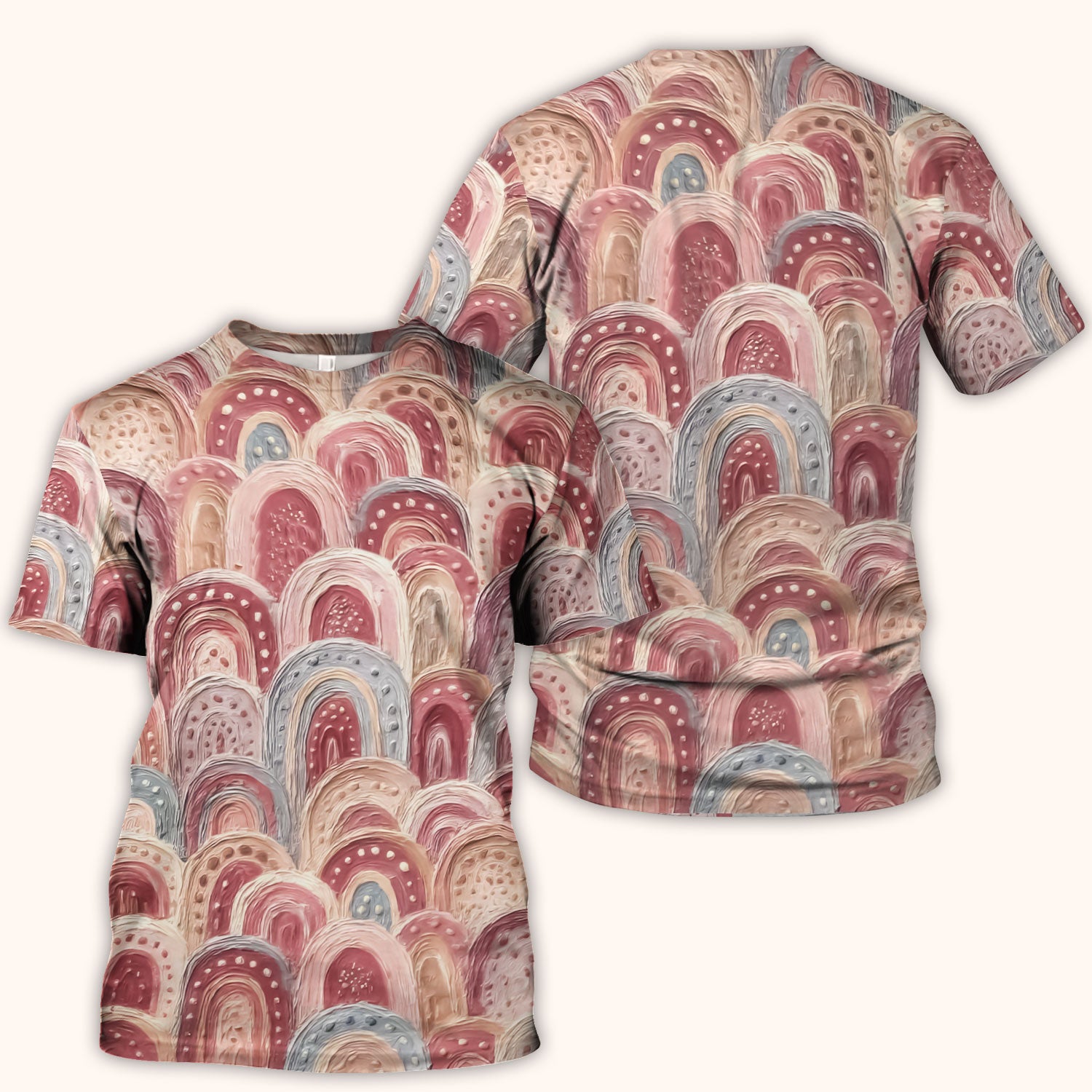 Aboriginal Dot Painting Scrub Top, Tracks And Dreamtime Journey Lines Medical Pattern Shirt, Breathable Fabrics Nursing Uniform