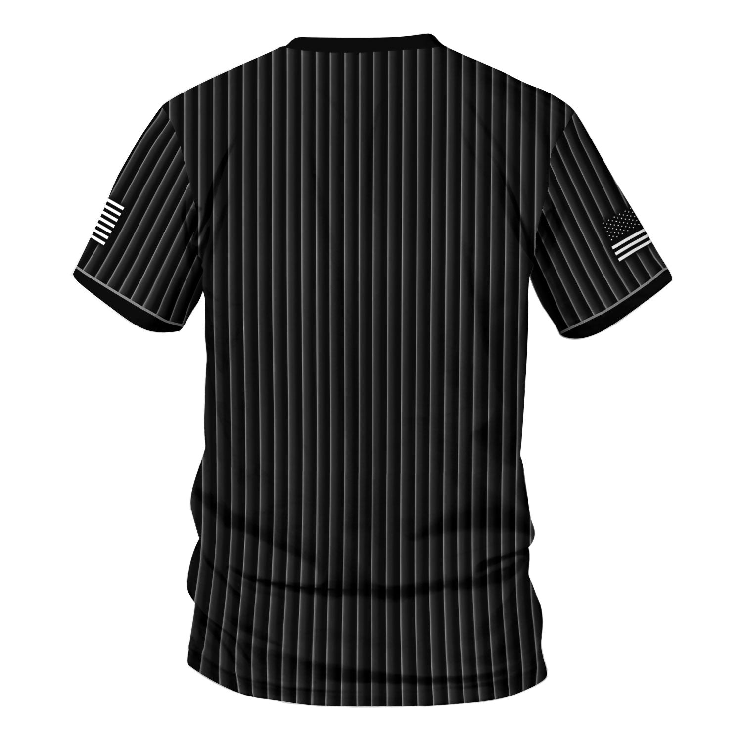 Freedom Shirt Women Scrub Top - Minimalist Floral Medical Uniform - Elegant White Stripe Nursing Gift for RN LPN CNA