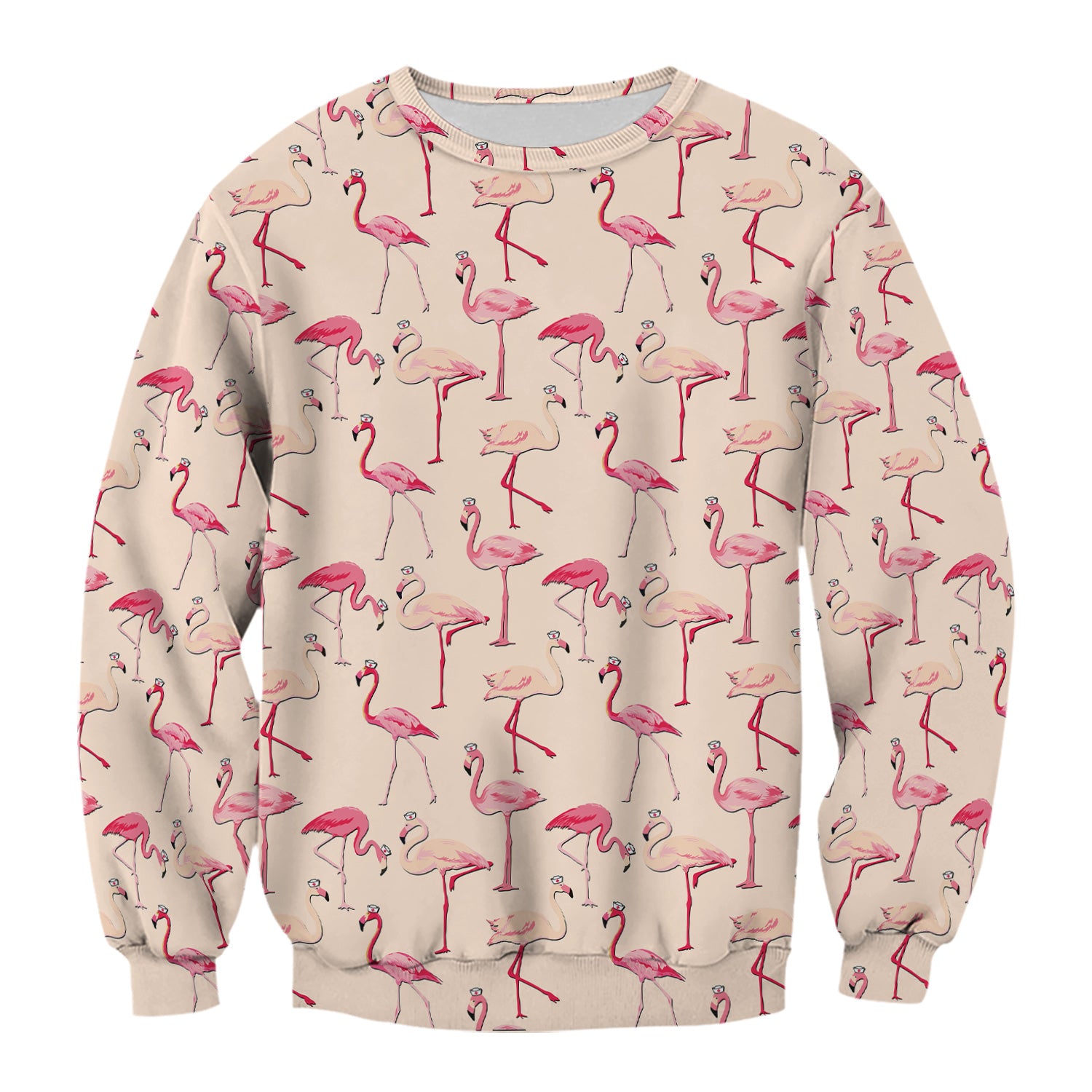 Cute Flamingo Nurse Scrub – Funny Tropical Bird Scrub Top for Women - Custom RN LPN CNA Healthcare Workers Gift