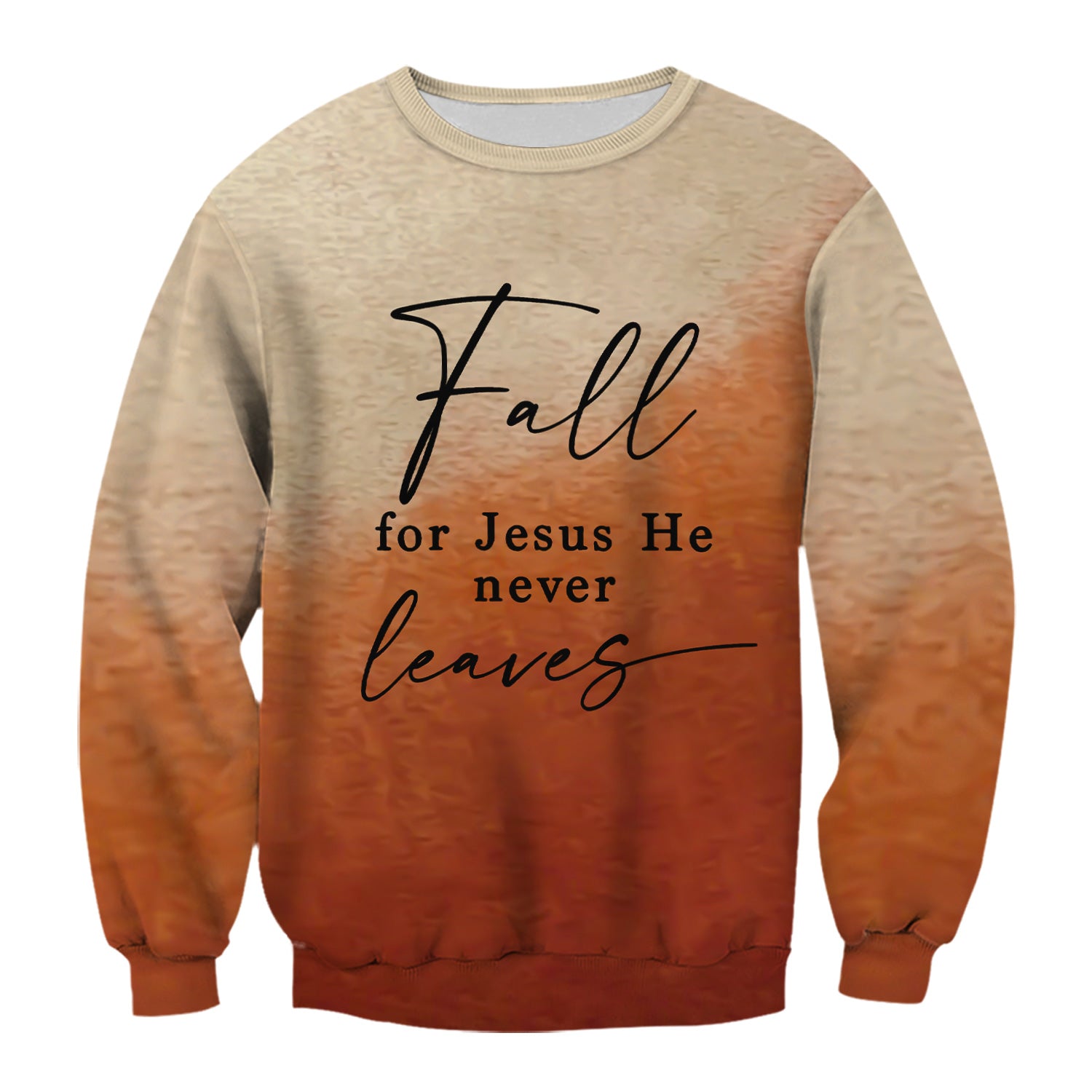 Personalized Christian Nurse T-Shirt - Fall for Jesus He Never Leaves Design - Gift for Women RN LPN & Healthcare Workers