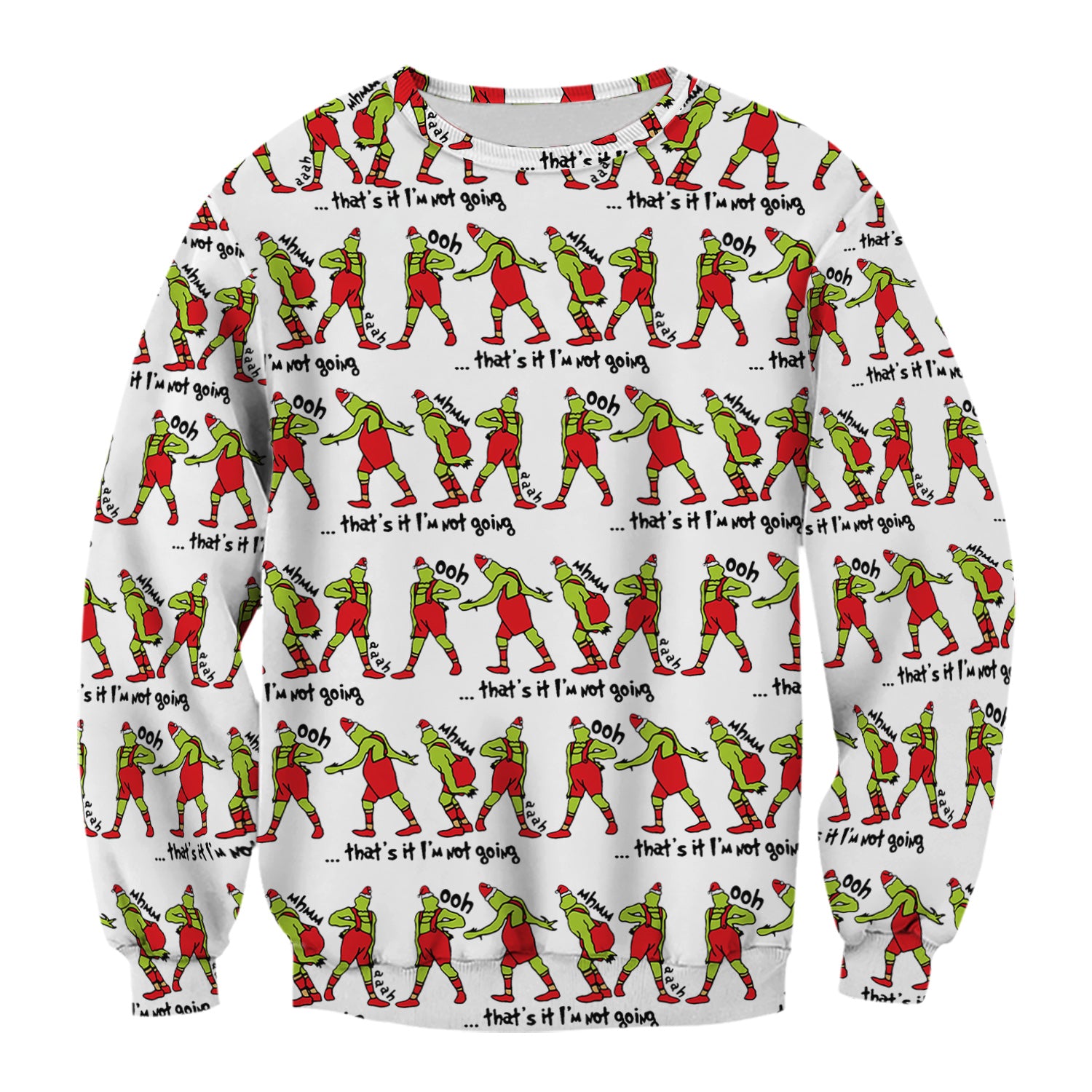 Funny Grinch Nurse Scrub Top - That’s It I’m Not Going RN LPN CNA Gift - Nurse Appreciation Gift