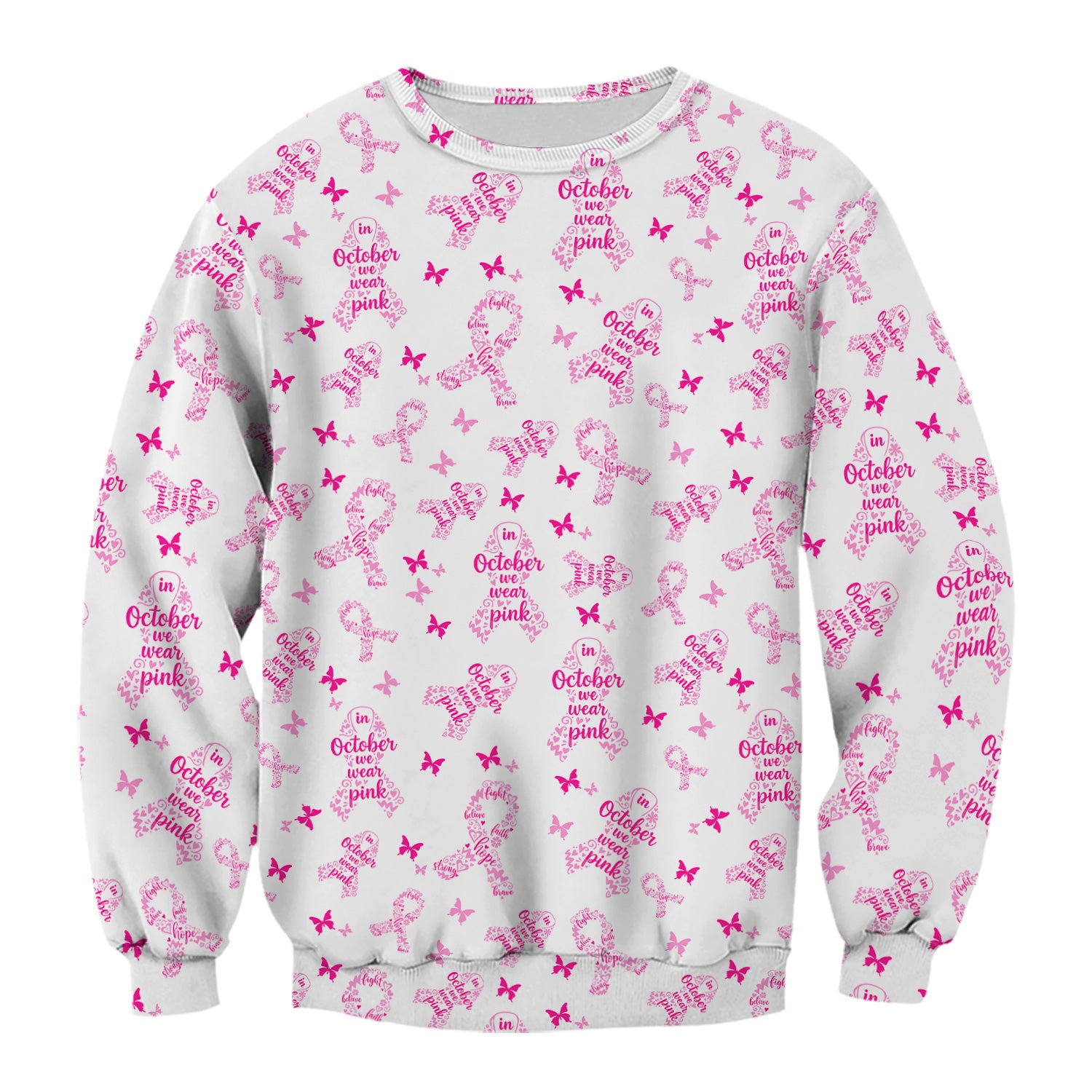 Personalized Breast Cancer Awareness Scrub Top - Supportive October Uniform for Nurses - Gift for RN, CNA, LPN
