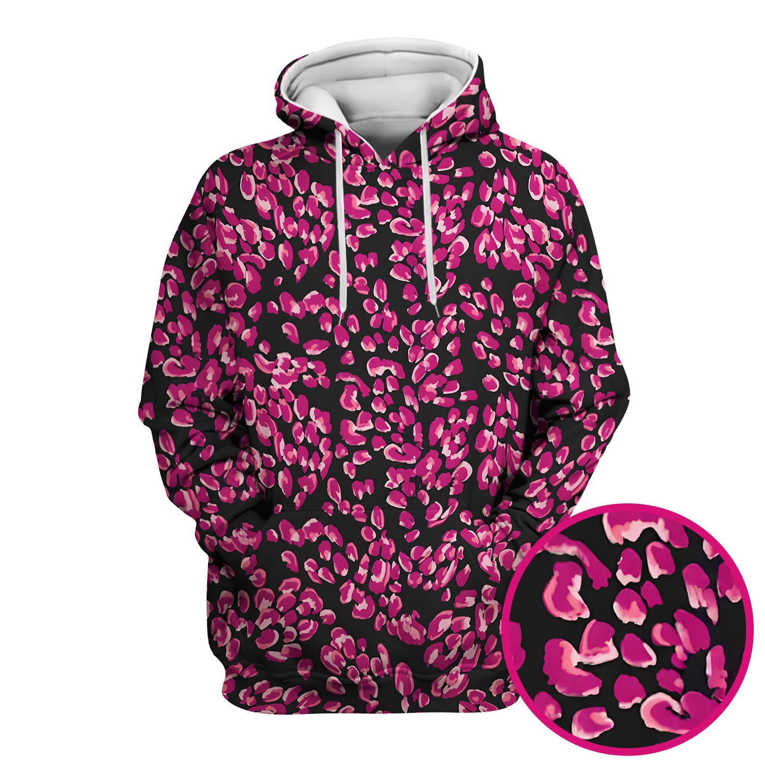 Falling Pink Rose Petals All Over Print Scrub Top, Comfortable Scrubs for Nurses