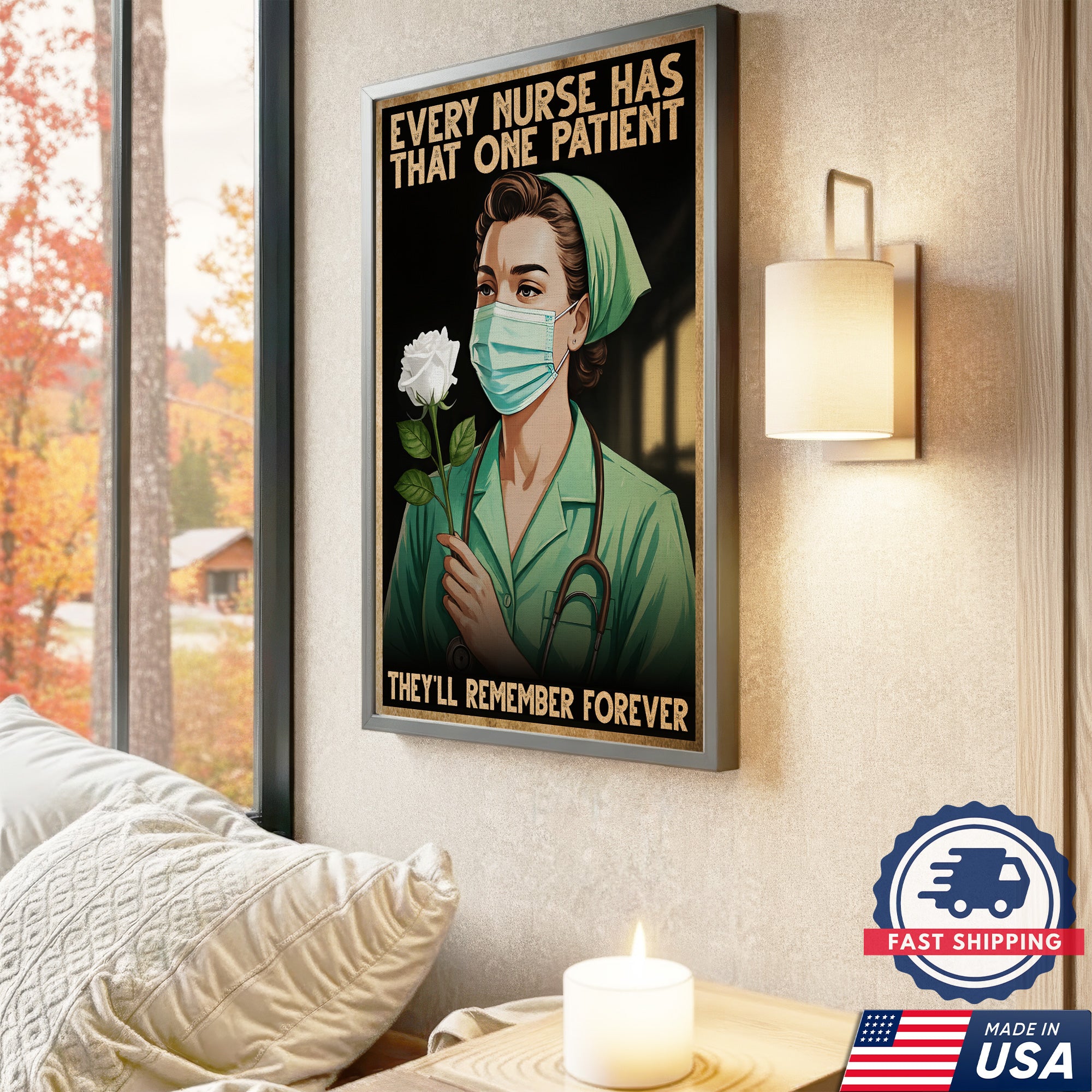 Every Nurse Has That One Patient Canvas Wall Art - Nursing Room Decoration - Inspirational Medical Decor Made in USA