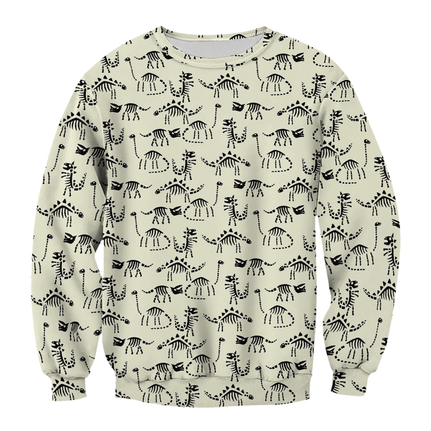 Funny Dinosaur Skeleton Scrub Top - Cute Dino Fossil Pattern Graphic Design - RN LPN CNA Healthcare Workers Gift
