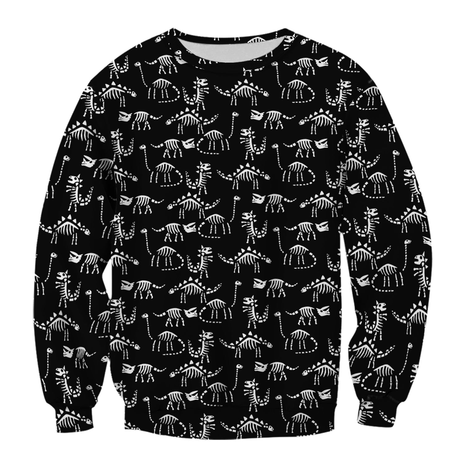 Funny Dinosaur Skeleton Scrub Top - Cute Dino Fossil Pattern Graphic Design - RN LPN CNA Healthcare Workers Gift
