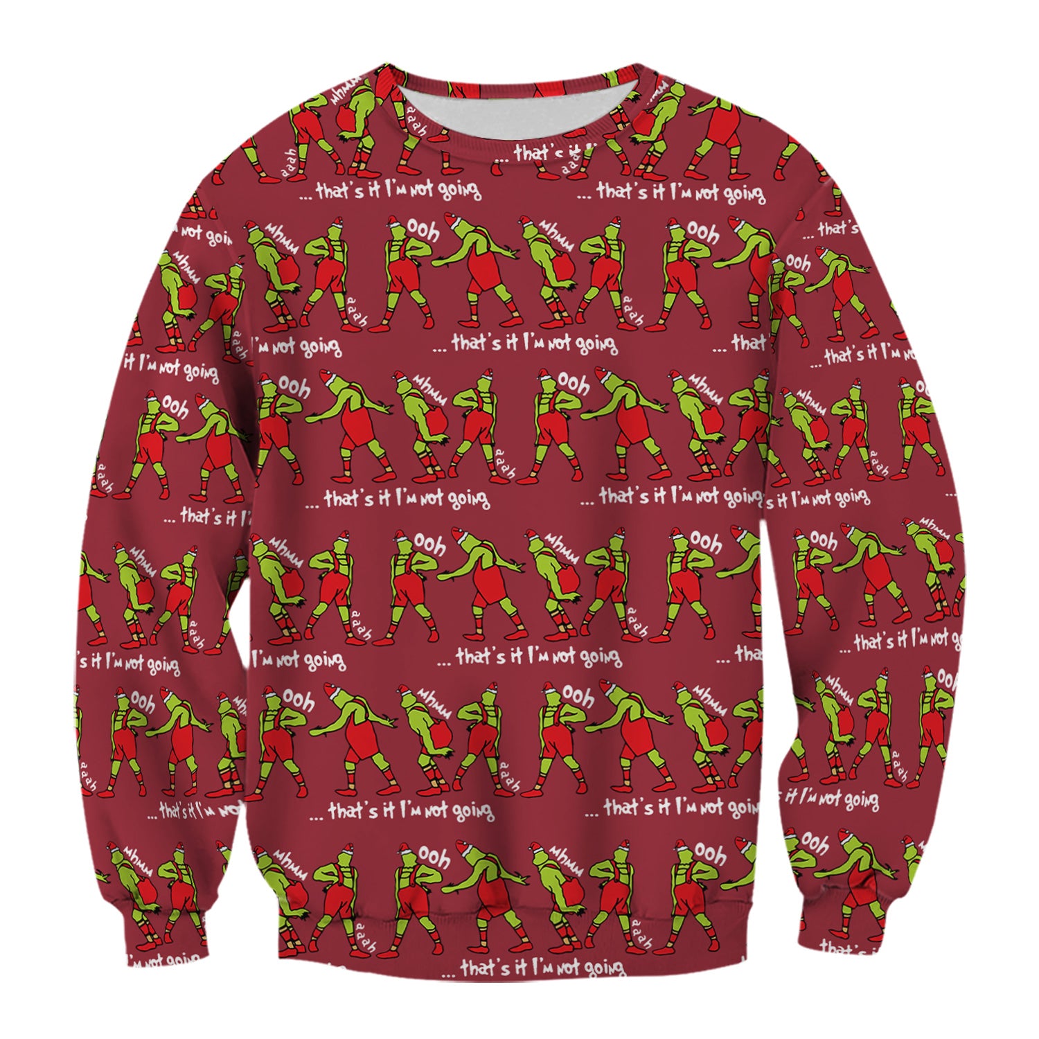 Funny Grinch Nurse Scrub Top - That’s It I’m Not Going RN LPN CNA Gift - Nurse Appreciation Gift