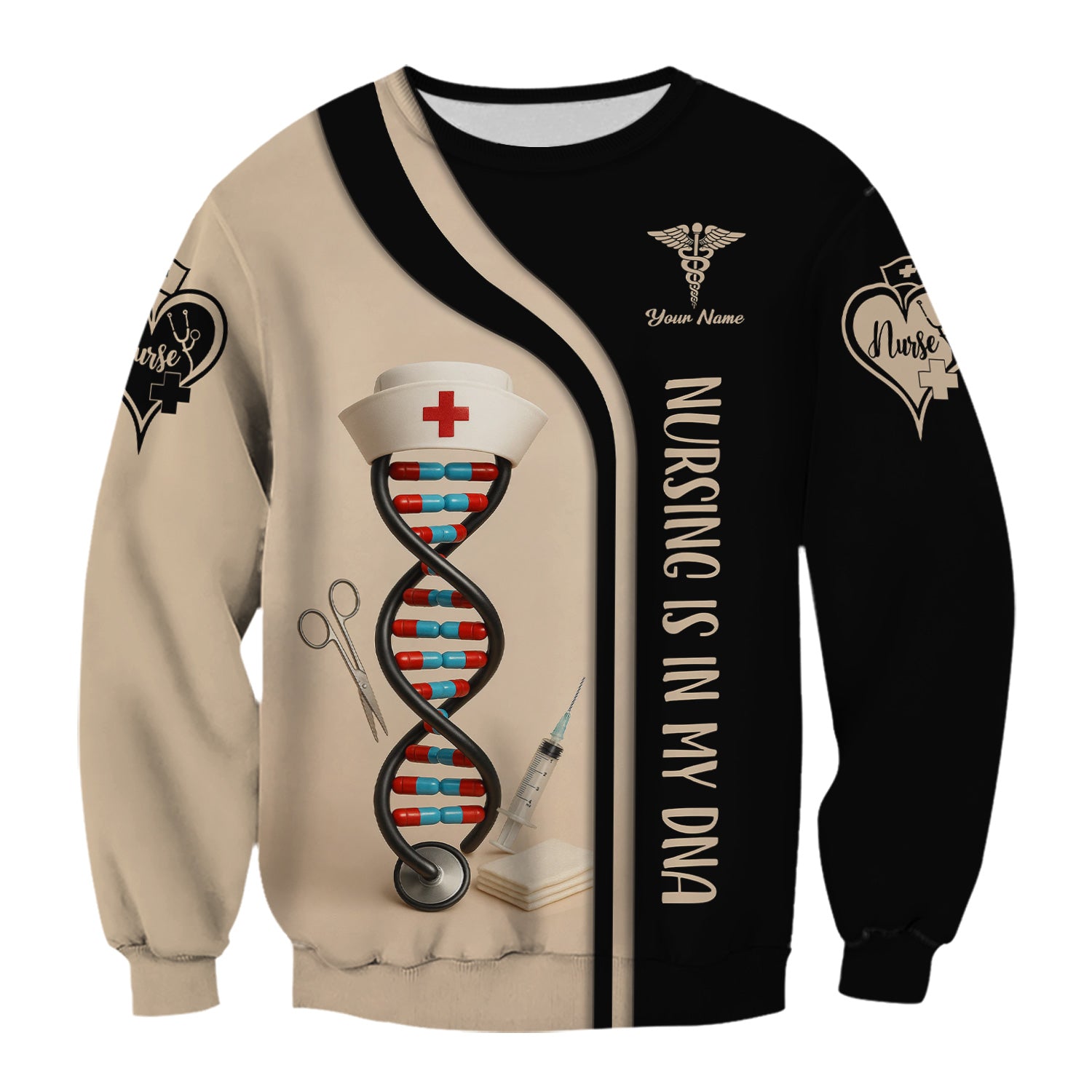 Nursing Is In My DNA - Nursing Graphic Tees for Women - Gifts For Nurses