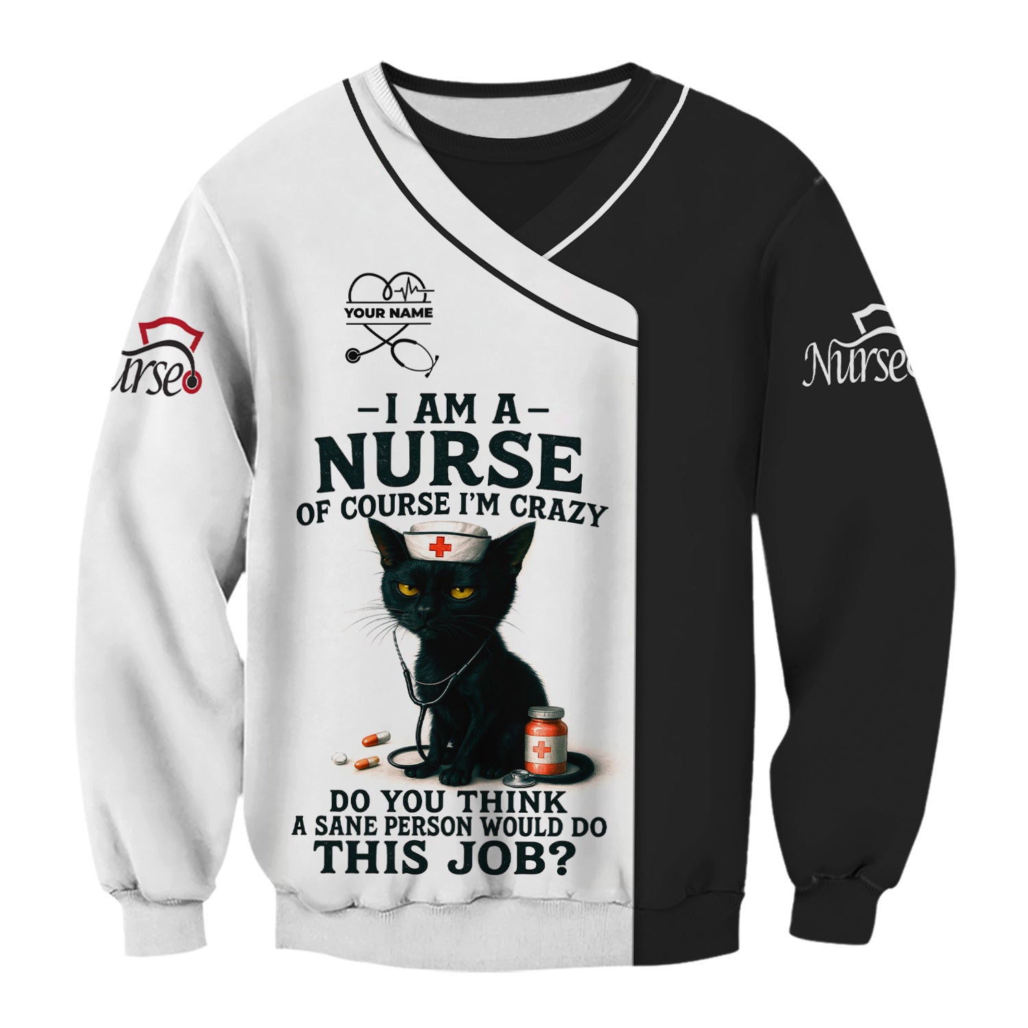 Personalized Funny Nurse T-Shirt - Gift Ideas for Nurses - Women’s CNA Shirts With Custom Name