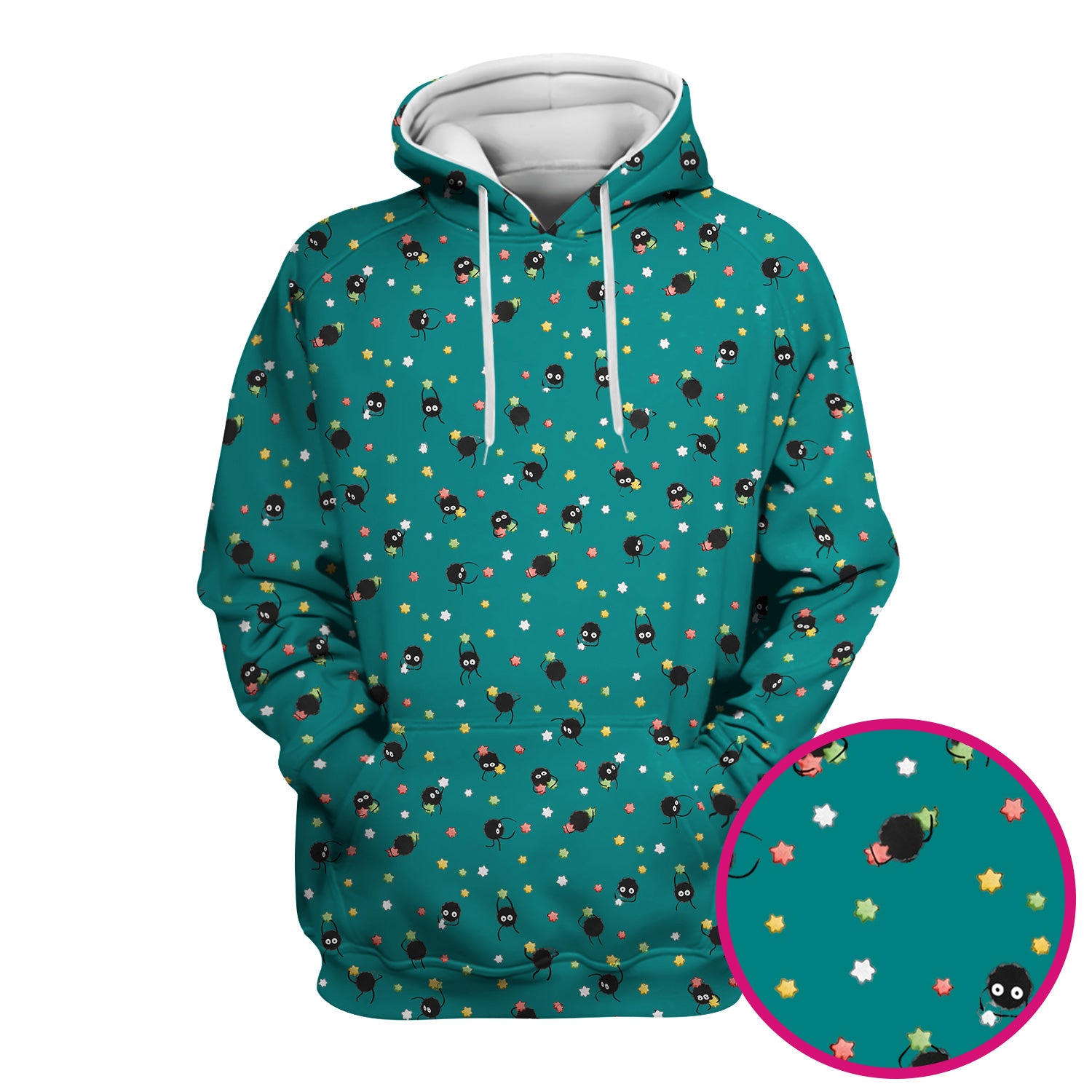Funny Spider Pattern Pattern Pattern Scrub Top, Cartoon Spider Pattern Nursing Uniform For Women
