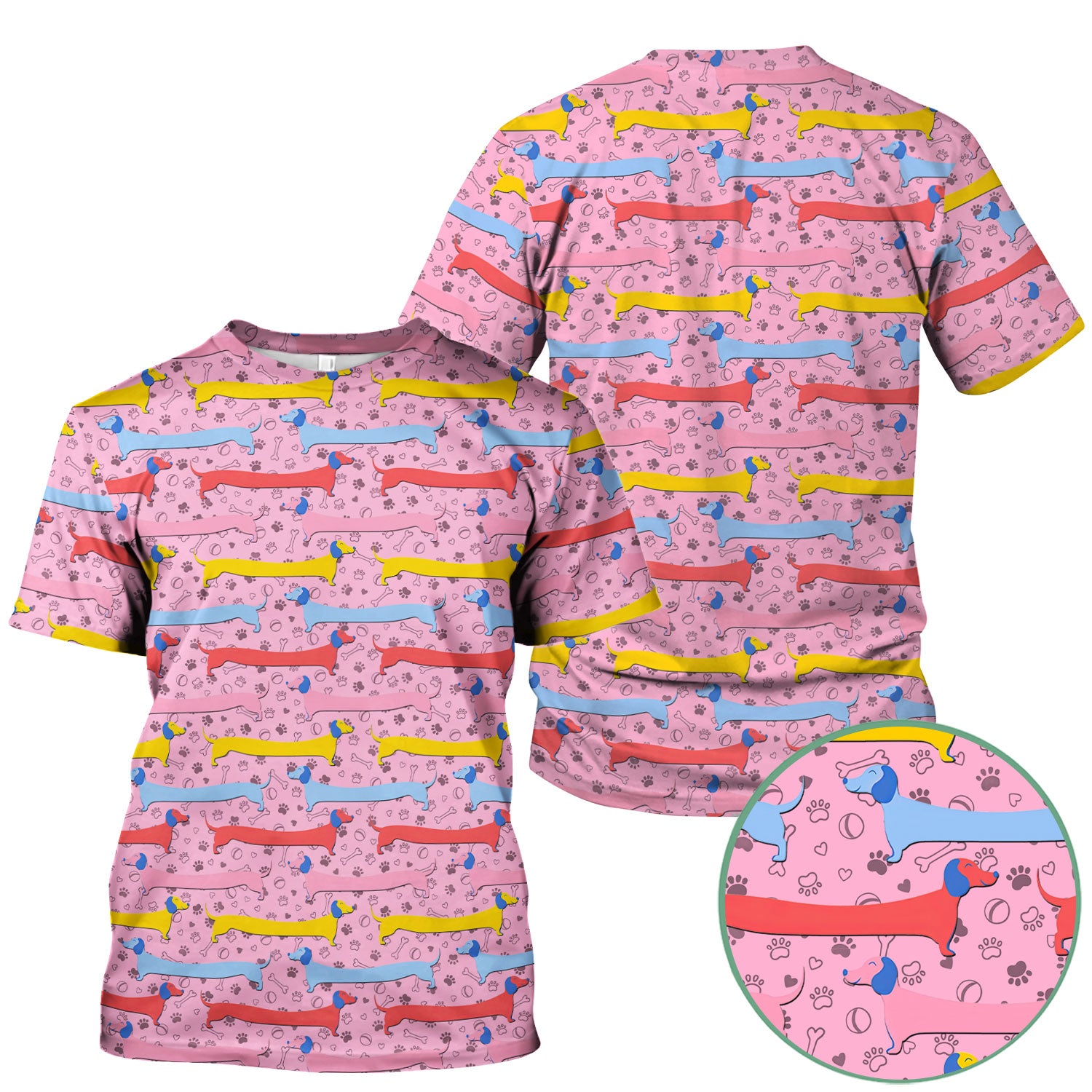 It’s Been a Long Day Dachshund Scrub Top - Funny Wiener Dog Nurse Shirt for Women - Cute Medical Workwear for RN LPN CNA
