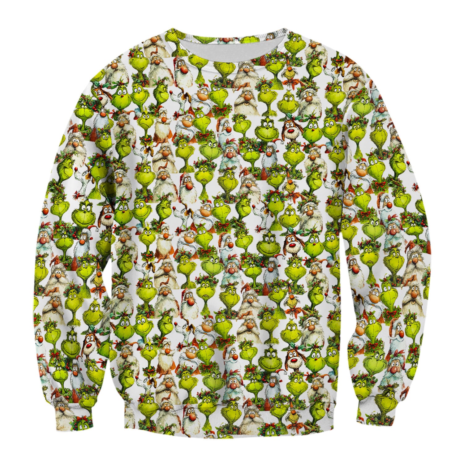 Grinch Nurse Scrub Shirt Multi Colors - Funny Cartoon Character Scrub Top - Christmas Holiday Nursing Workwear with Pockets