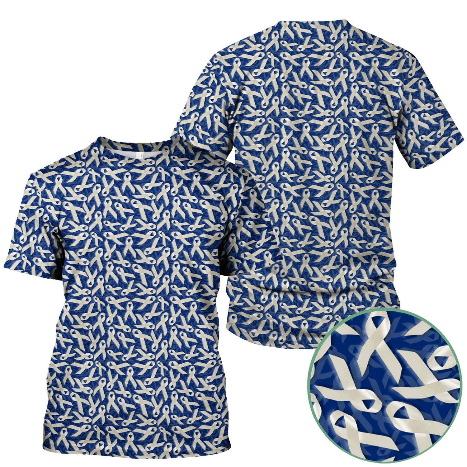 White Ribbon Lung Cancer Scrub Top - Awareness Nurse Shirt for Doctors & Nurses - Meaningful Gift for Survivors Supporters Loved Ones