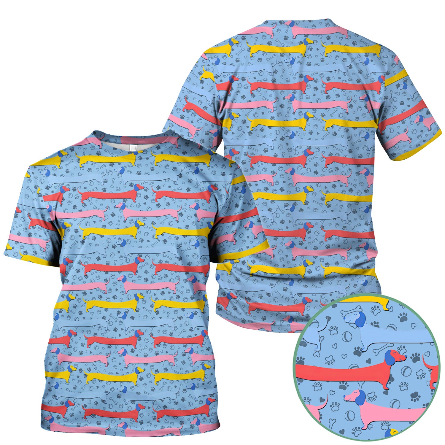 It’s Been a Long Day Dachshund Scrub Top - Funny Wiener Dog Nurse Shirt for Women - Cute Medical Workwear for RN LPN CNA