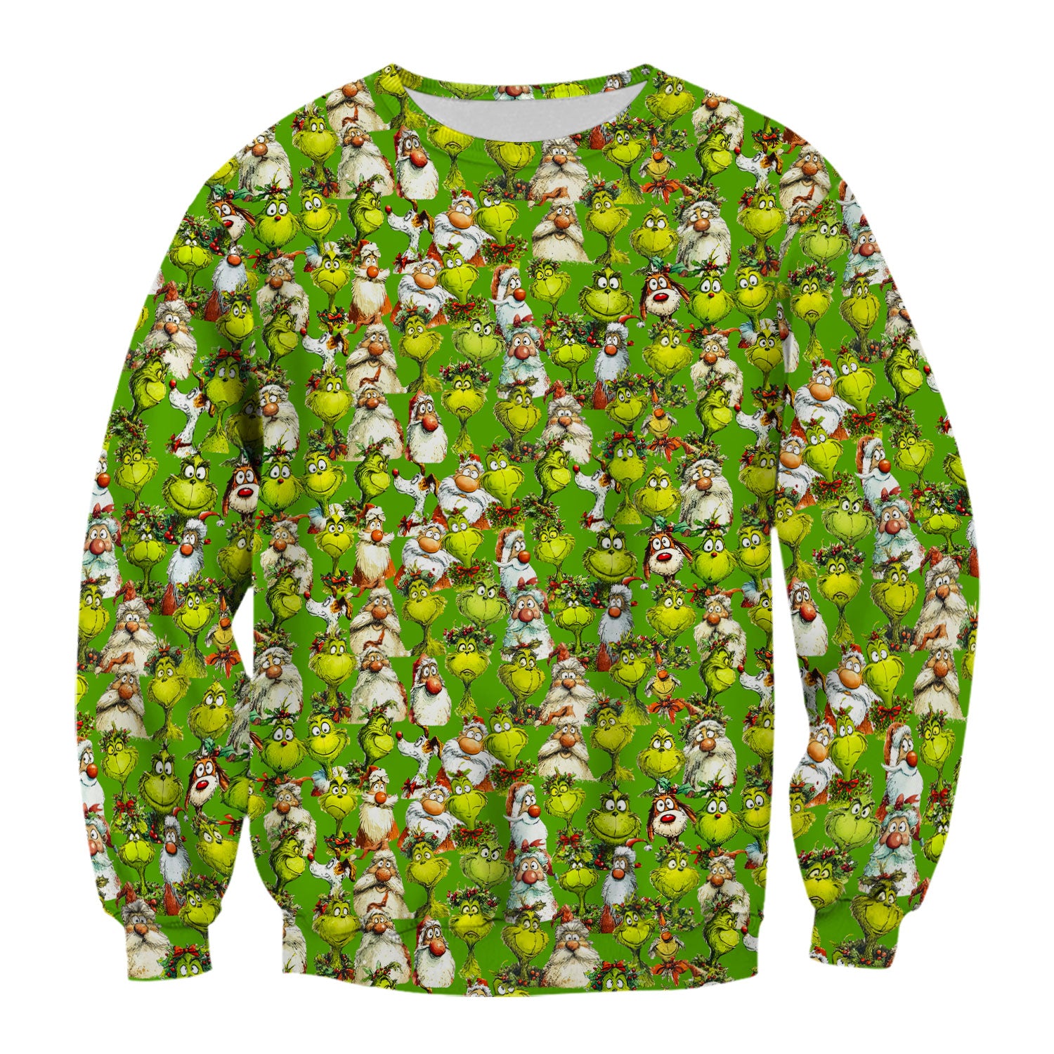 Grinch Nurse Scrub Shirt Multi Colors - Funny Cartoon Character Scrub Top - Christmas Holiday Nursing Workwear with Pockets