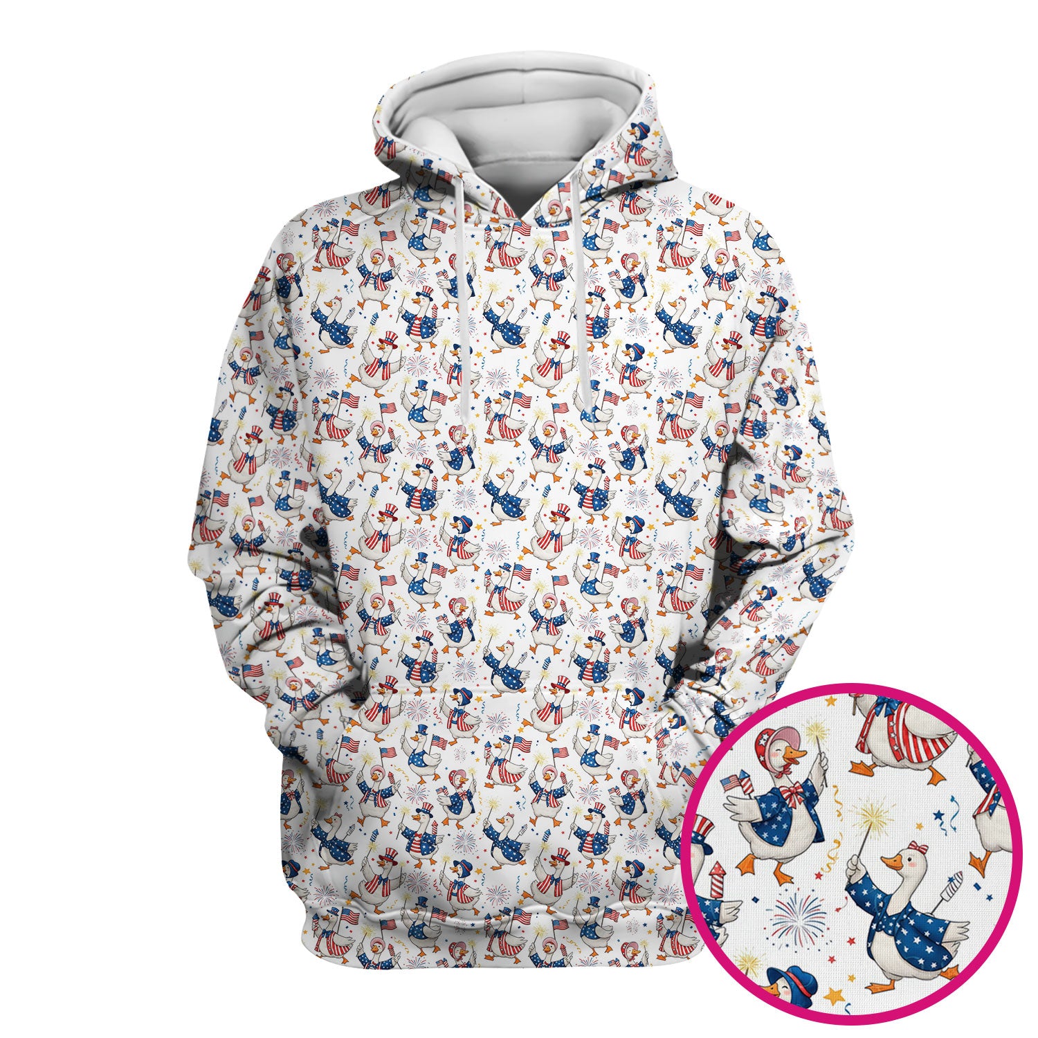 Goose America Medical Print Scrub Top, Breathable Fabrics Nursing Uniform