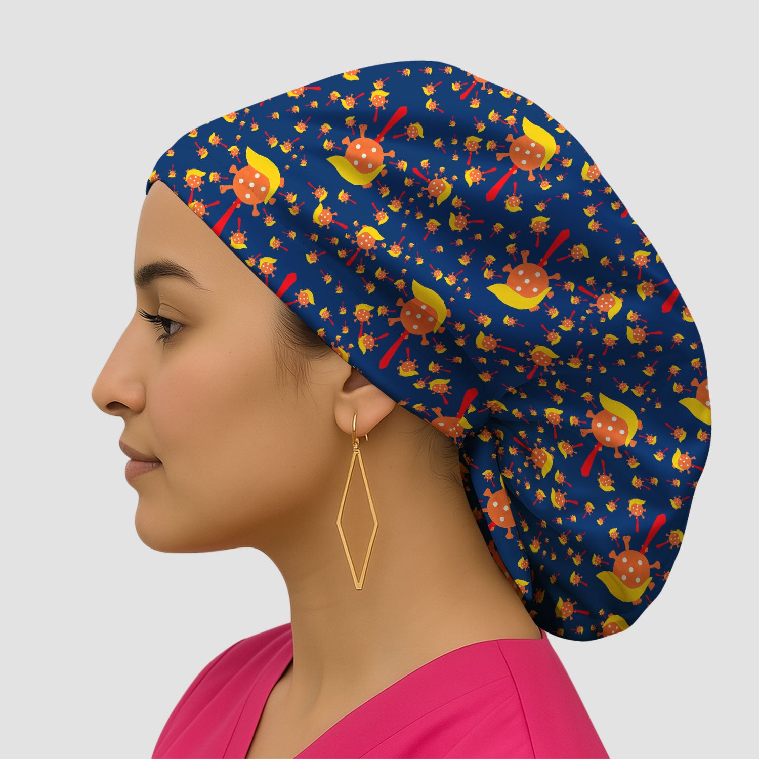 Ignorance Bouffant Scrub Caps for Women - Holiday Nursing Gift - Breathable Fabrics Caps Uniform