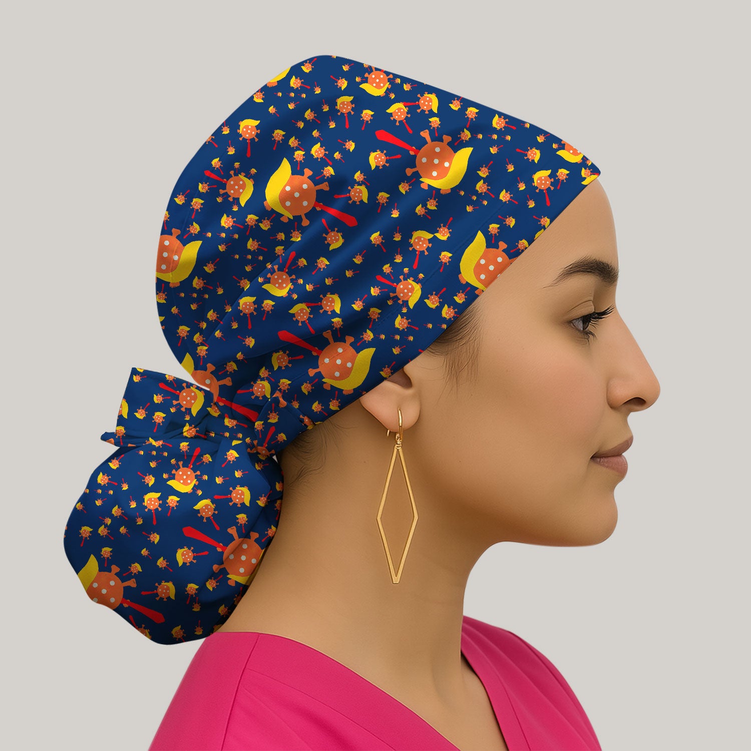 Ignorance Bouffant Scrub Caps for Women - Holiday Nursing Gift - Breathable Fabrics Caps Uniform