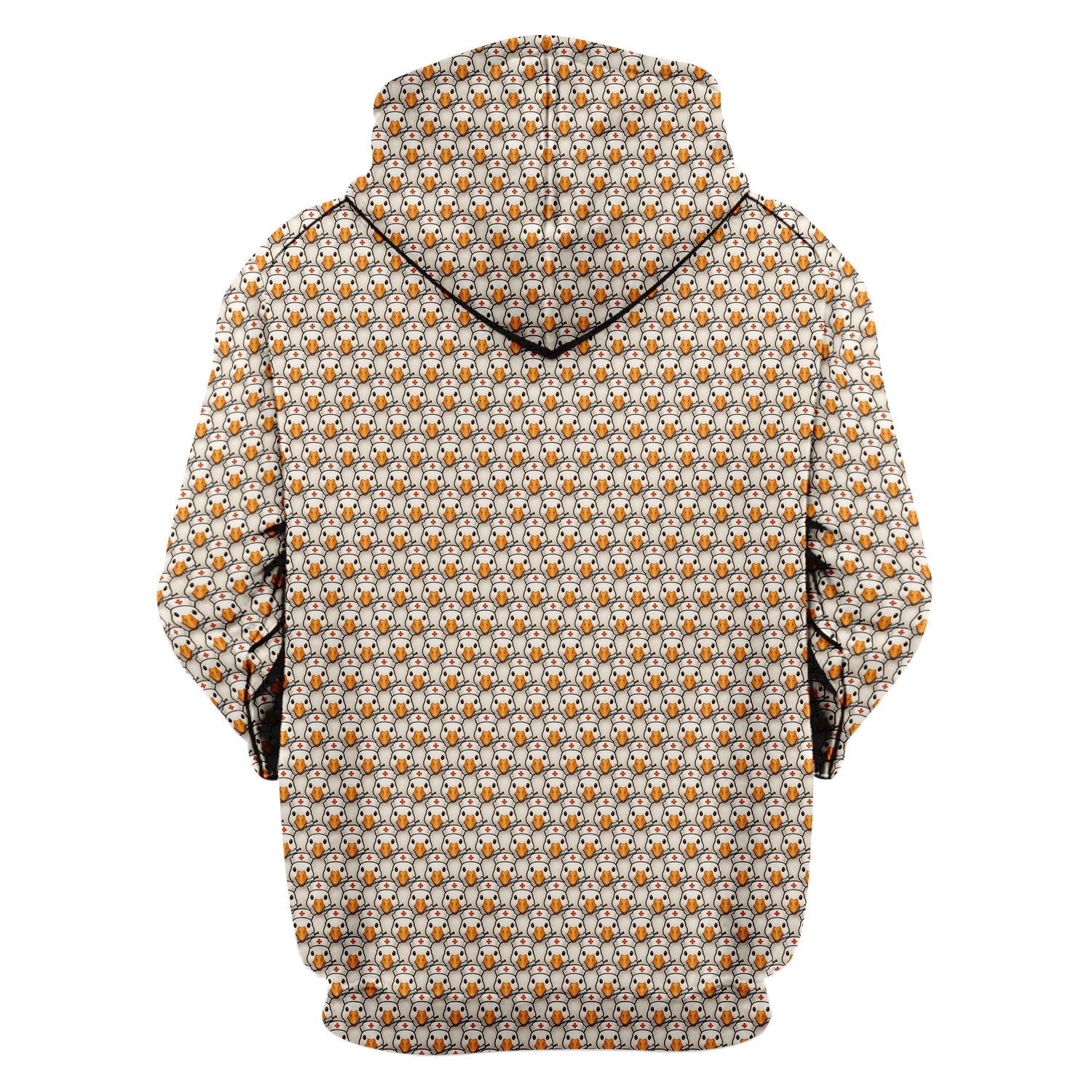 Funny Nurse Shirt With Duck Pattern - Cartoon Animal Nursing Design  - Gift for Healthcare Workers RN LPN