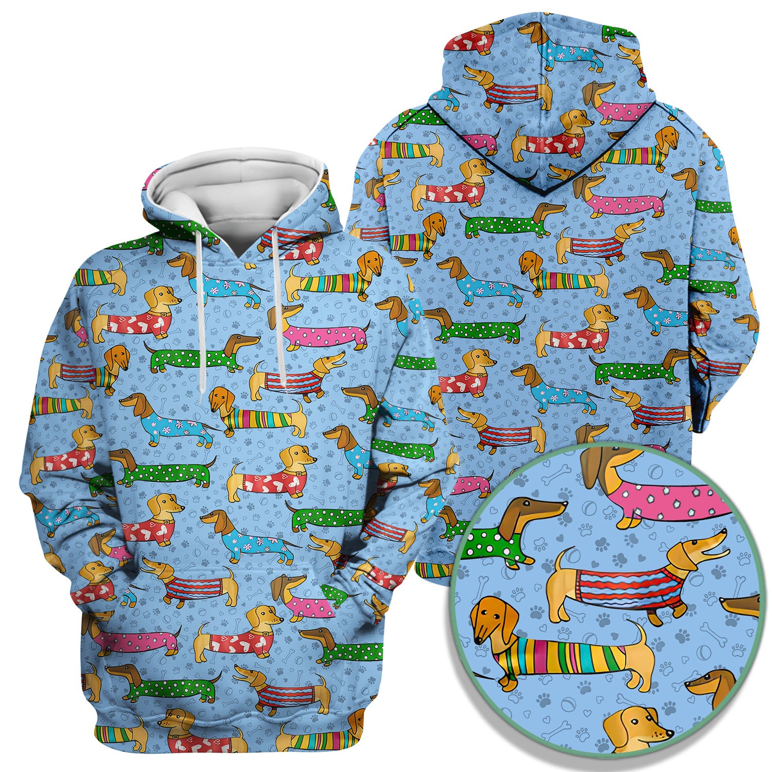 Dachshund Dog Scrub Top - Funny Animal Lover Scrubs For Women - RN LPN CNA Healthcare Workers Gift