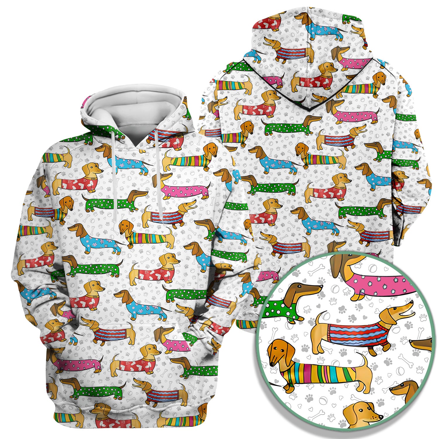 Dachshund Dog Scrub Top - Funny Animal Lover Scrubs For Women - RN LPN CNA Healthcare Workers Gift