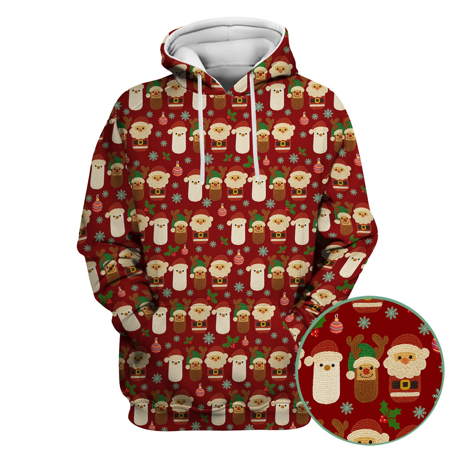 Christmas Santa Reindeer Snowman Scrub Top - Holiday Chill Pill Nurse Shirt - Funny Medical Uniform for Women