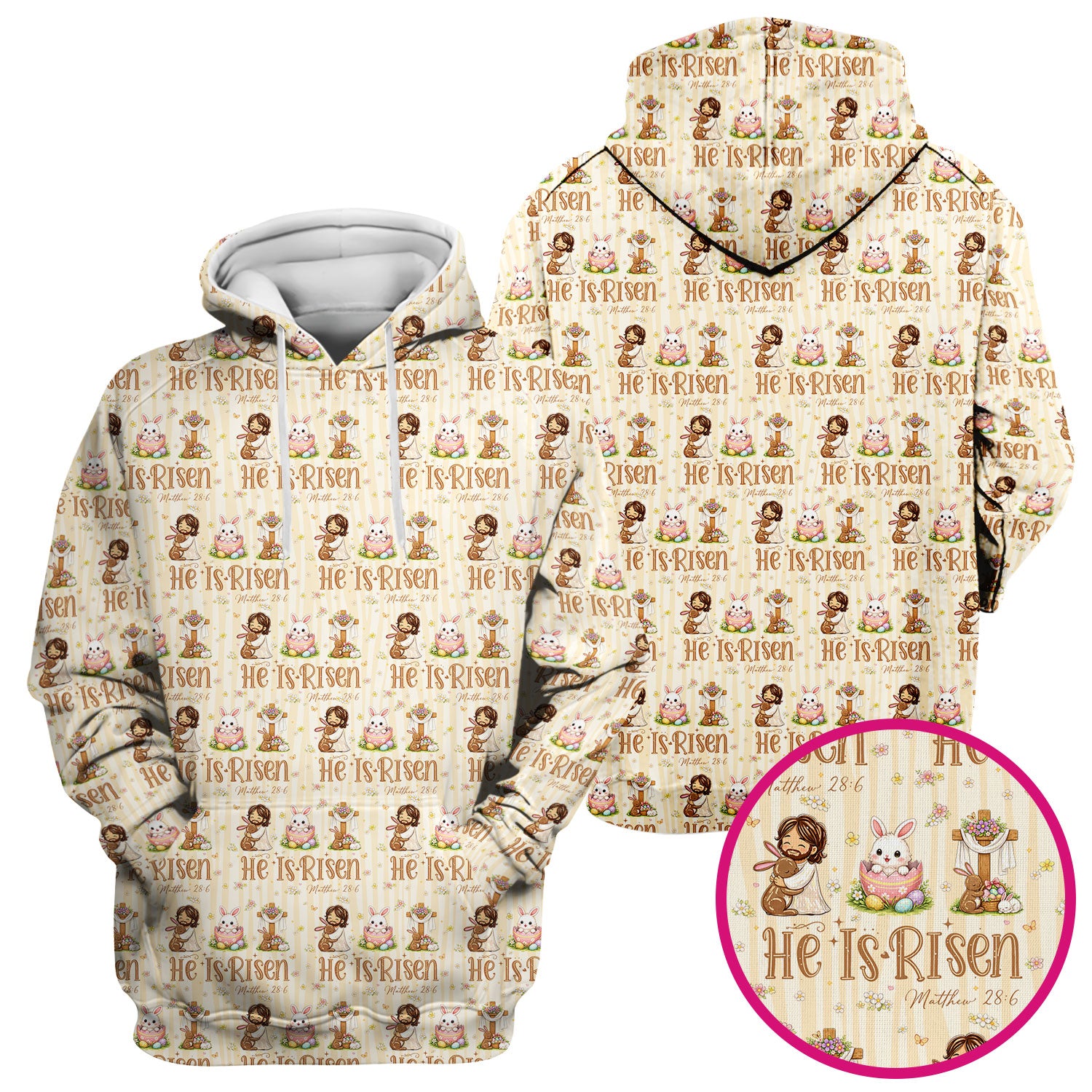 He Is Risen Jesus Easter Print Scrubs Nurses, Comfortable Scrubs for Nurses