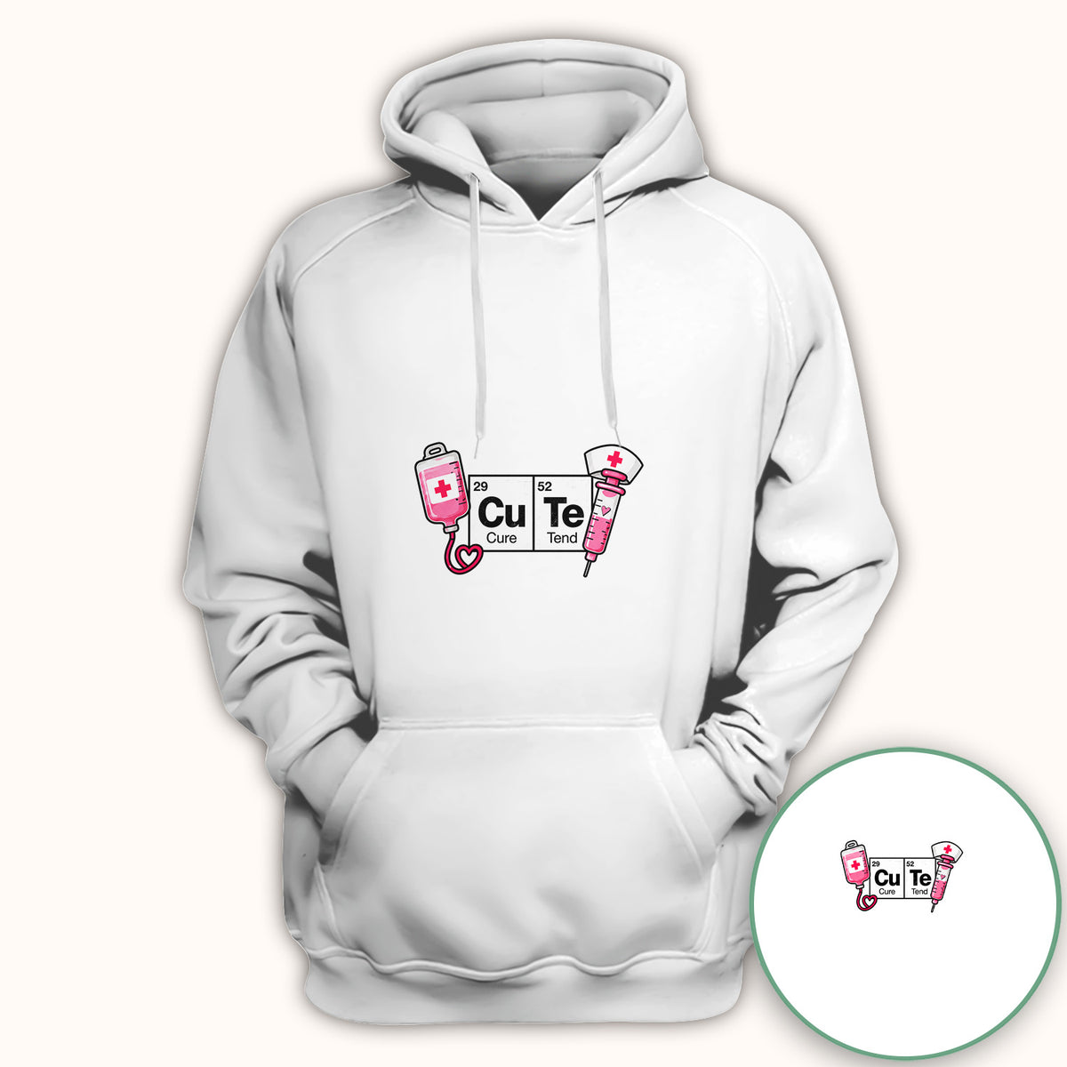 CuTe Cure And Tend Nurse T-Shirt