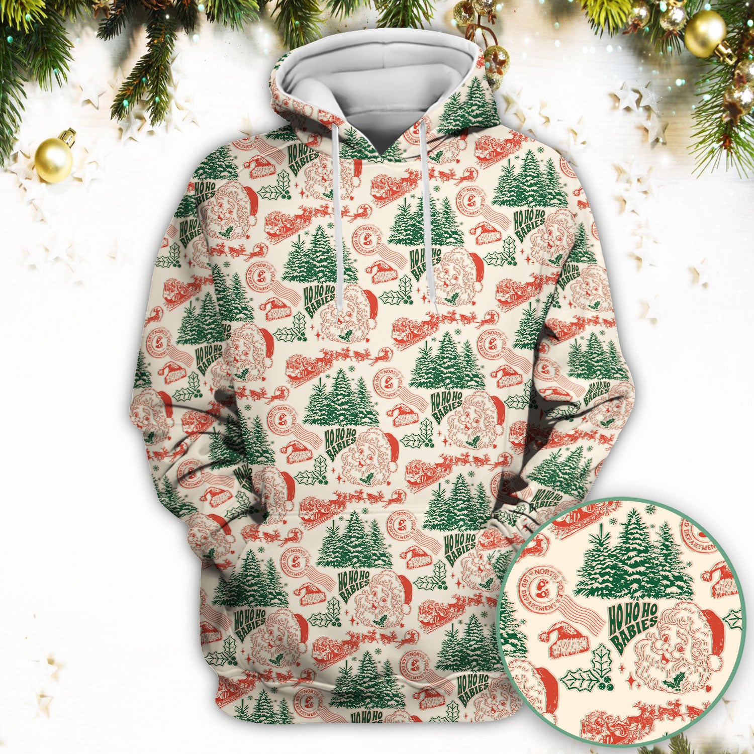 Christmas Santa Scrub Top, Vintage Holiday Nurse Shirt, Festive Medical Uniform For Nursing