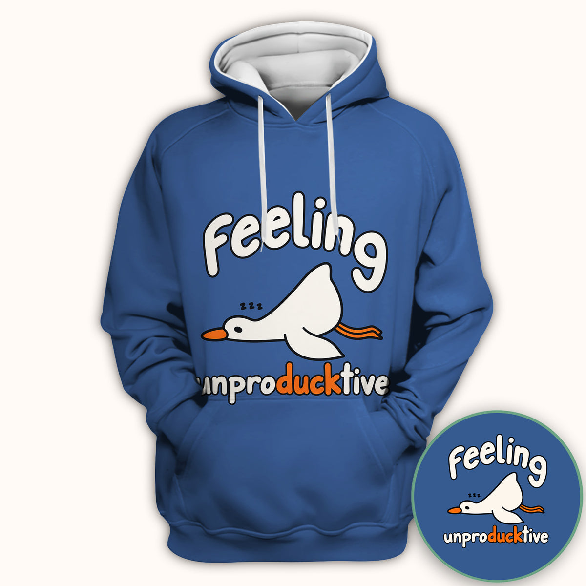 Feeling Unproducktive Duck T-Shirt